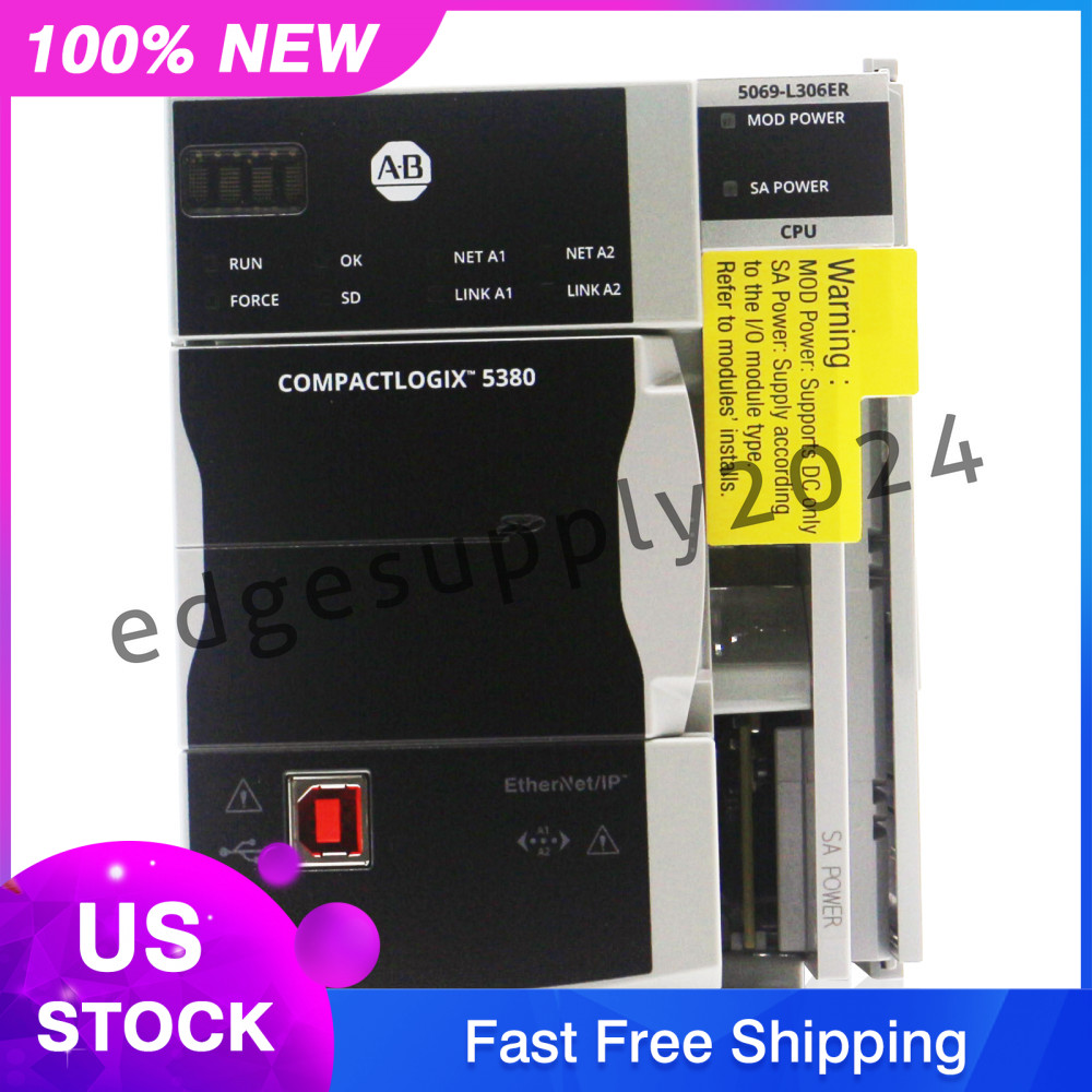 Factory Sealed NEW Allen bradley 5069-L306ER CompactLogix 600KB Enet Controller