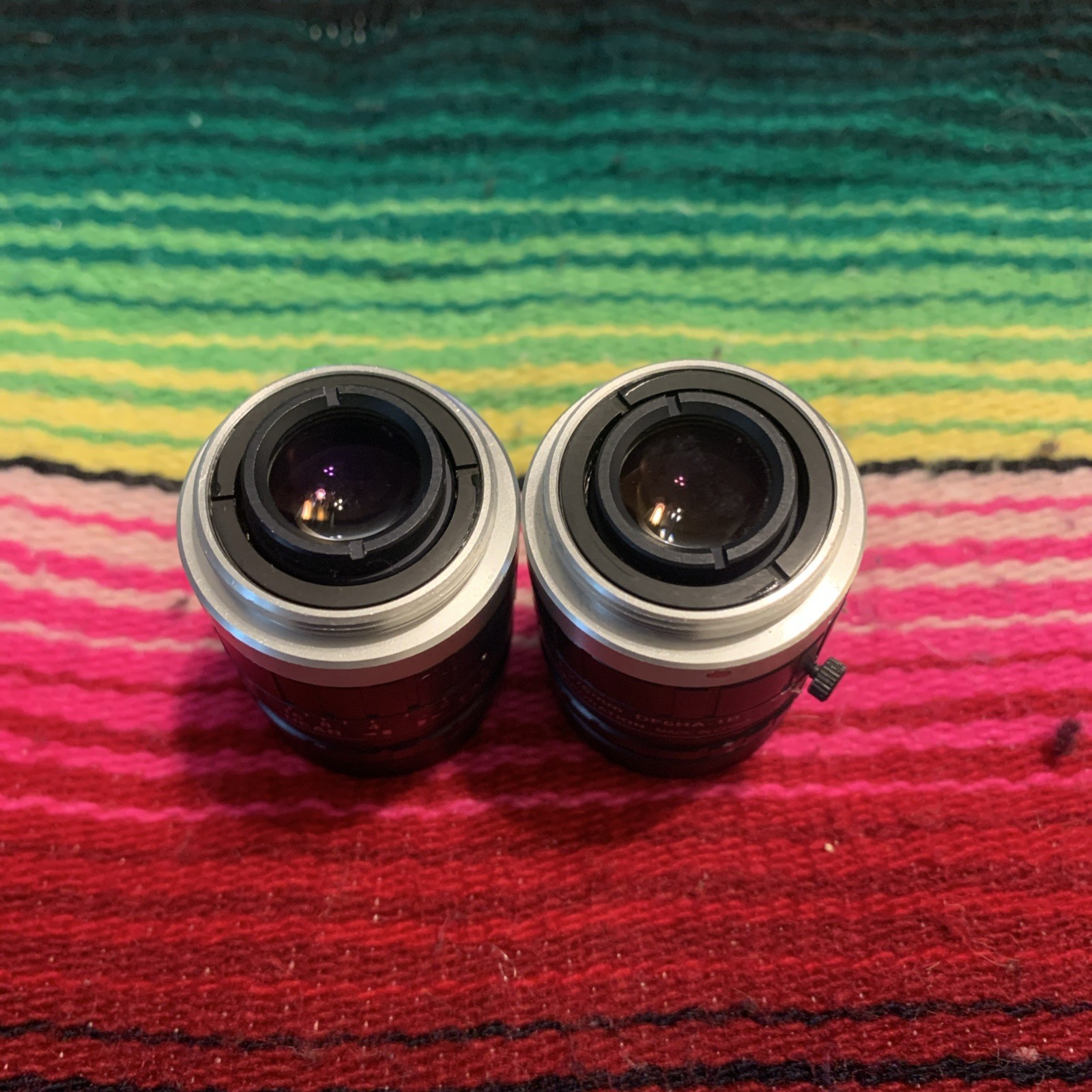 Lot of 2 Fujinon 1:1.2 6mm DF6HA-1B Camera Lens