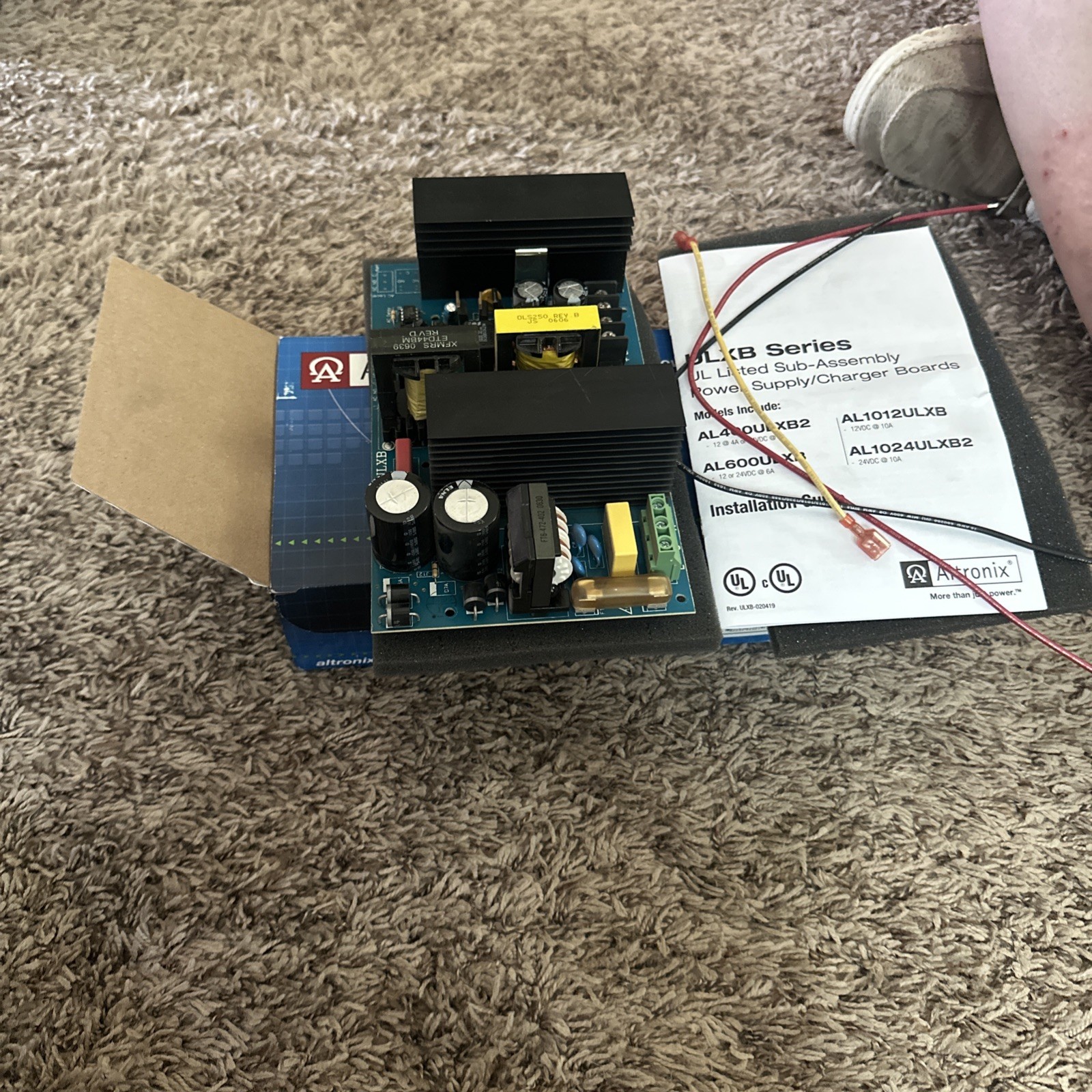 Altronix AL1024ULXB2 Power Supply Charger Circuit Board