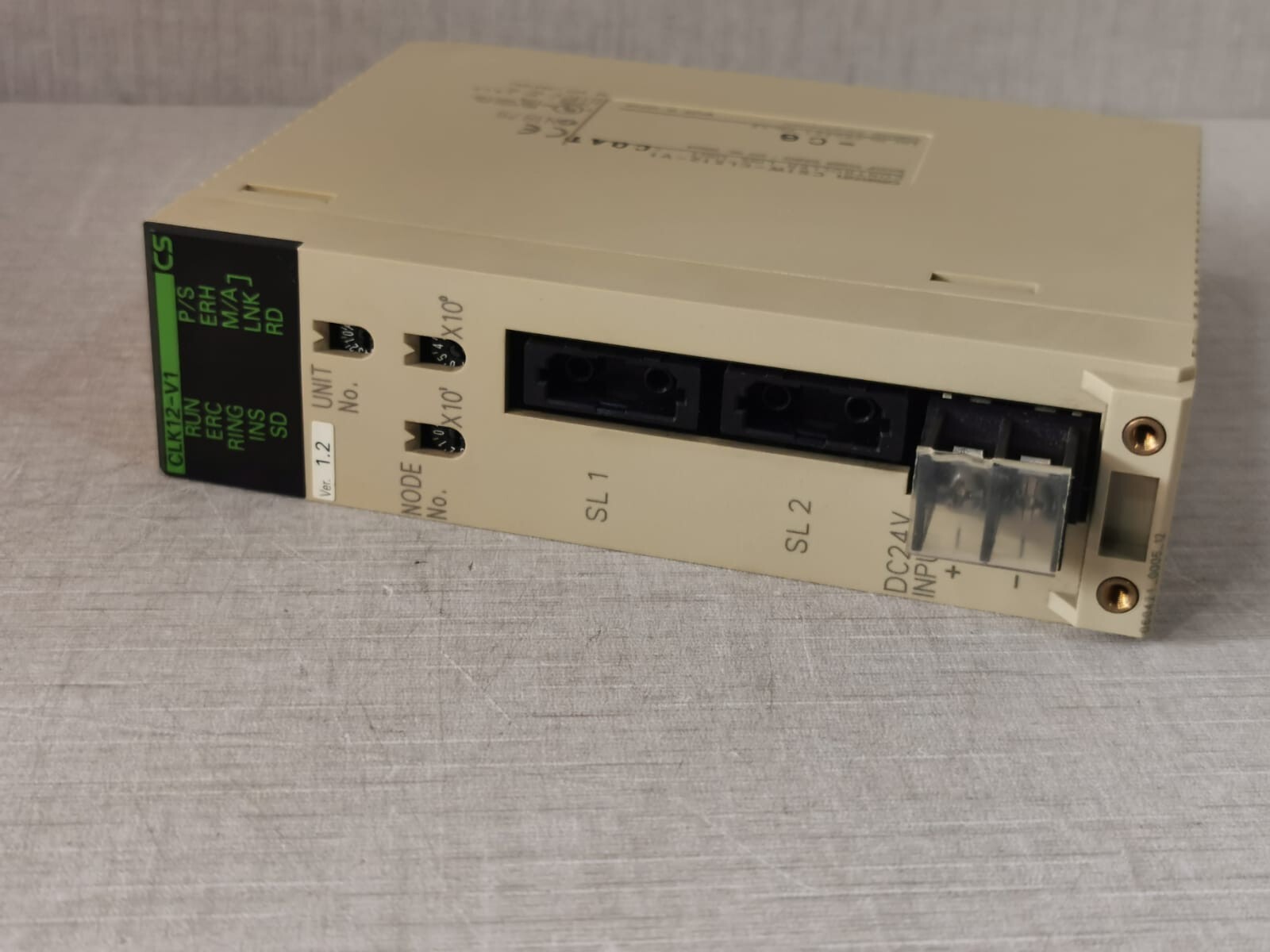 OMRON CS1W-CLK12-V1 CONTROLLER LINK UNIT VER.1.2