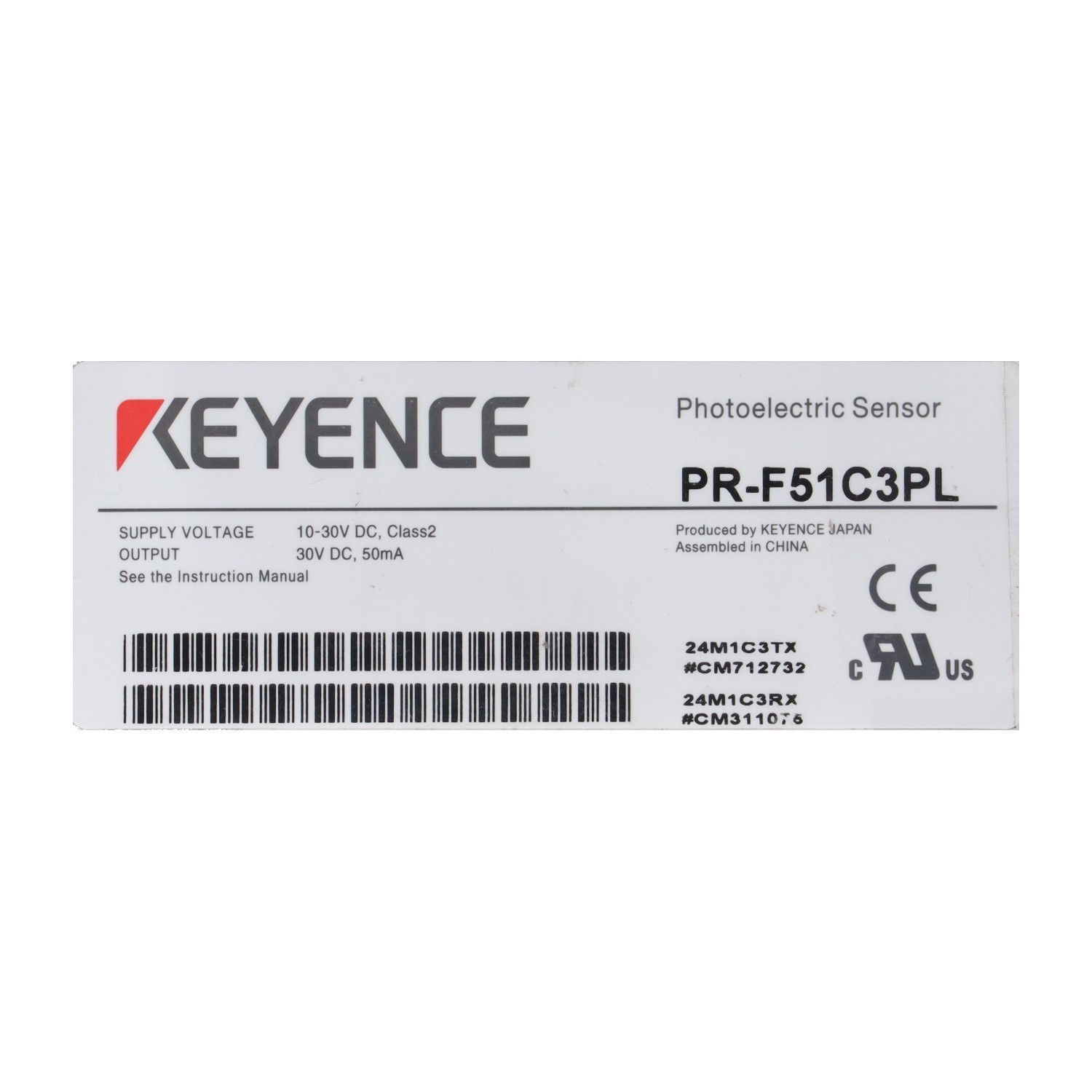 Keyence PR-F51C3PL New NFP Sealed