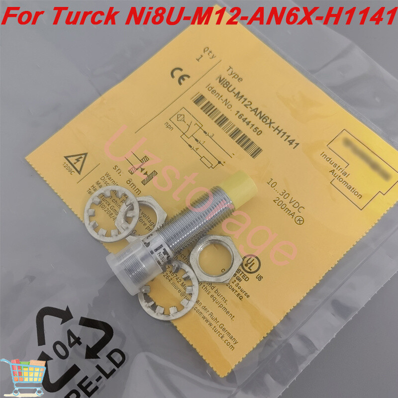 New 10-30VDC 200mA 8mm Proximity Switch Sensor For Turck Ni8U-M12-AN6X-H1141