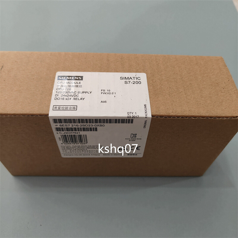1pc New Siemens S7-200CN CPU226 module 6ES7216-2BD23-0XB0 6ES7 216-2BD23-0XB0