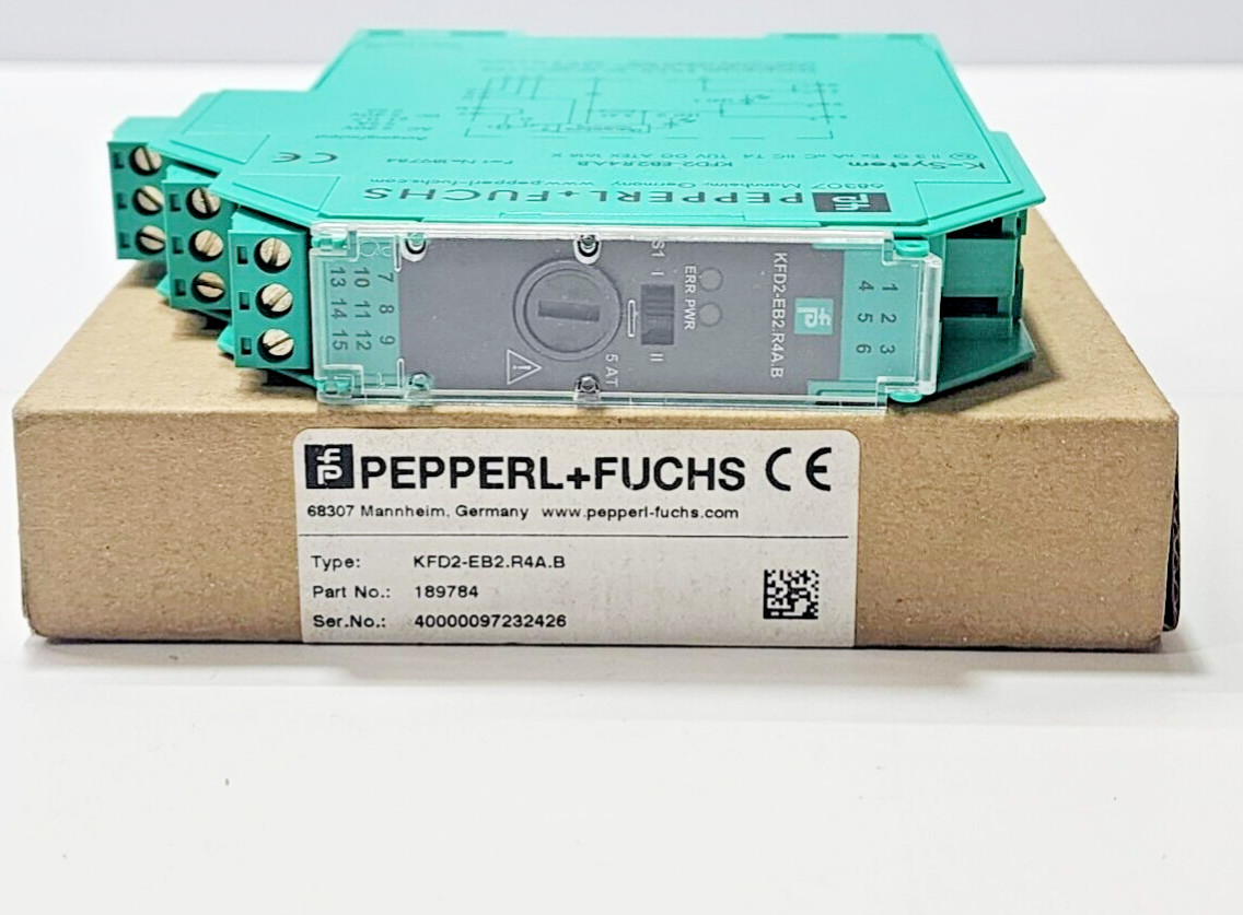 NEW Pepperl+Fuchs KFD2-EB2.R4A.B signal isolator safety Fast Shipping