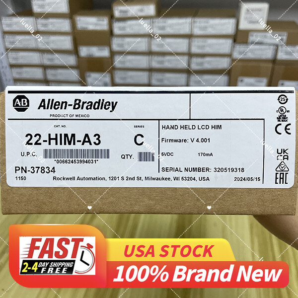 Allen Bradley 22-HIM-A3 Series C PowerFlex HIM Module New Sealed Free Shipping