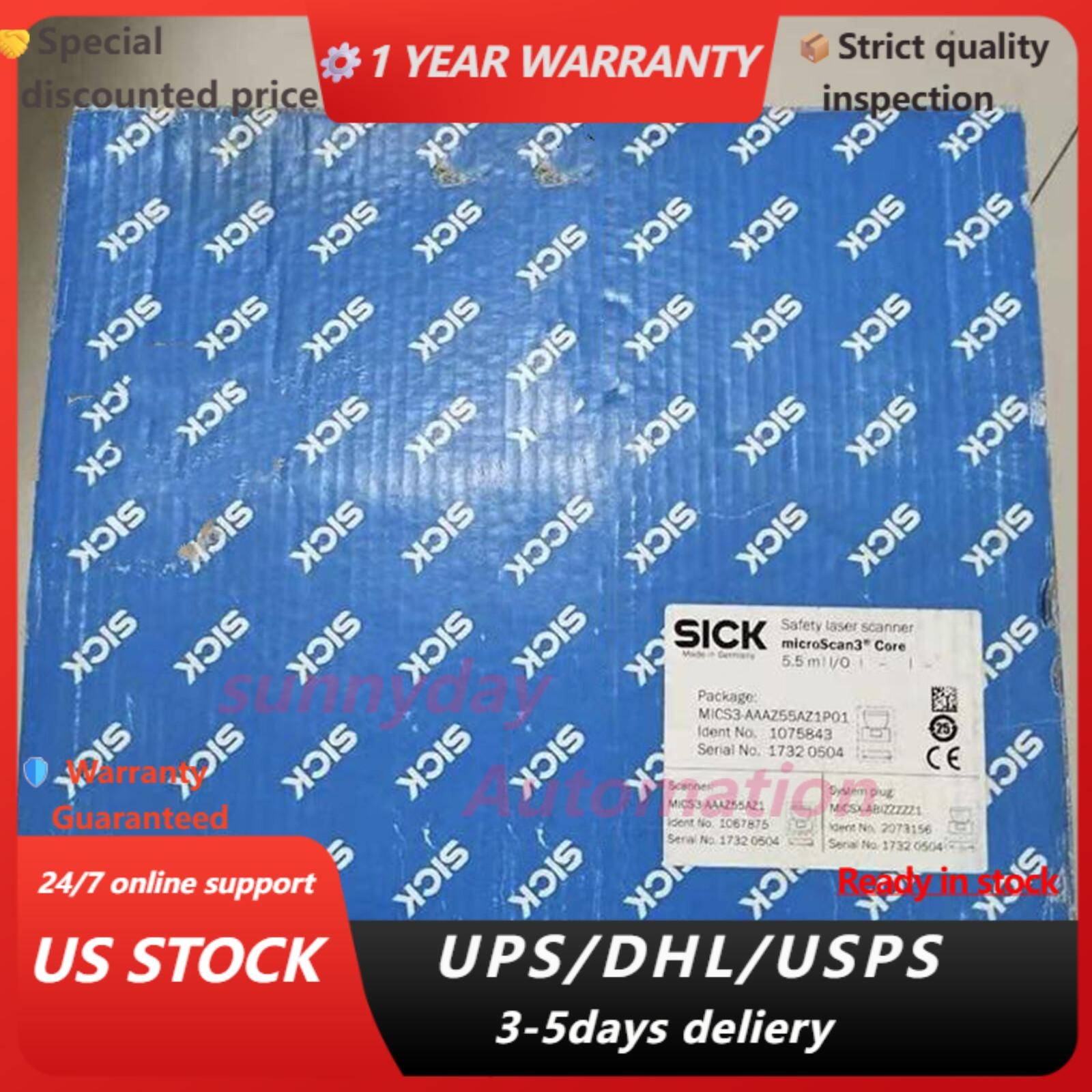 one new SICK MICS3-AAAZ55AZ1P01 safety laser scanner Fast Delivery