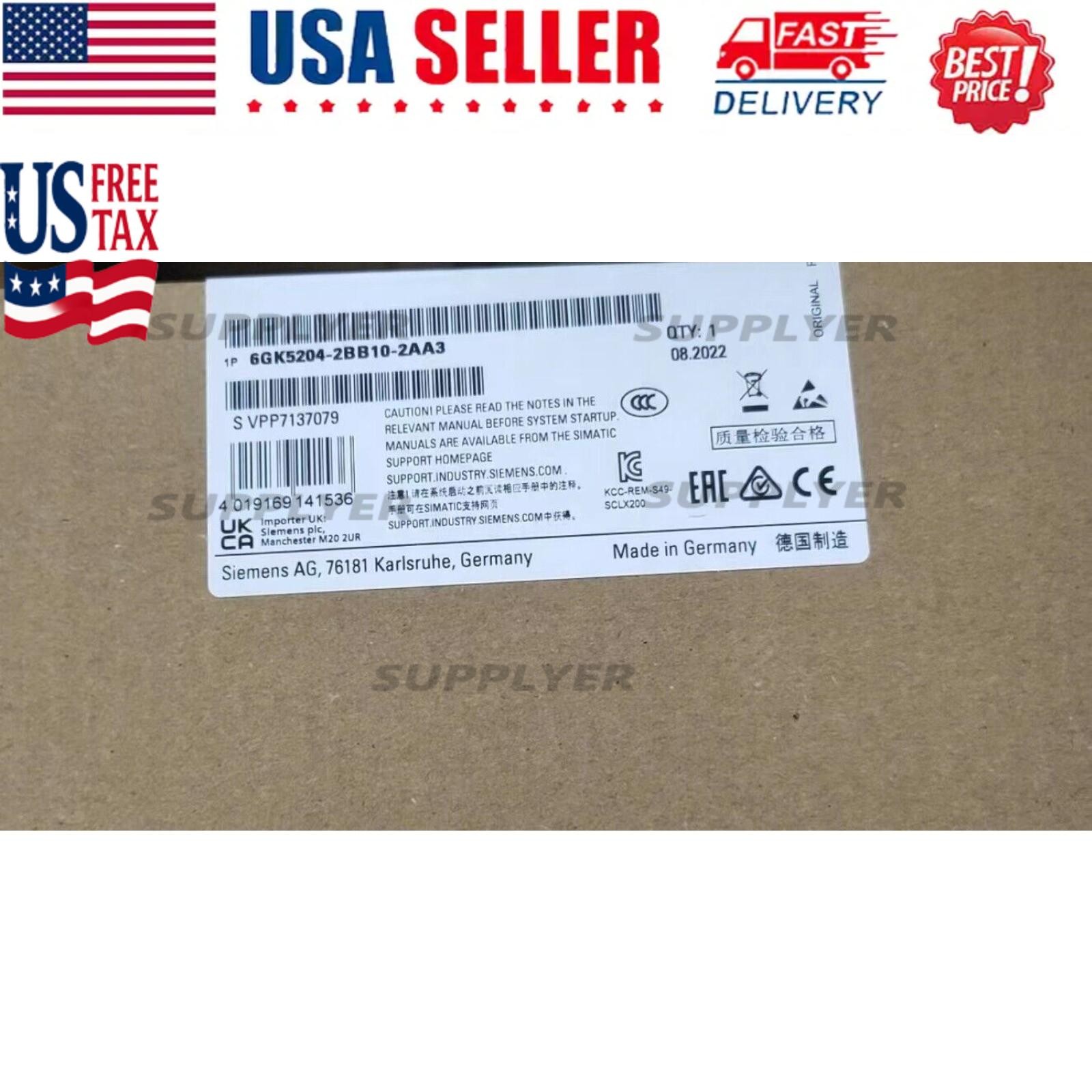 New Siemens 6GK5204-2BB10-2AA3 6GK52042BB102AA3 power supply