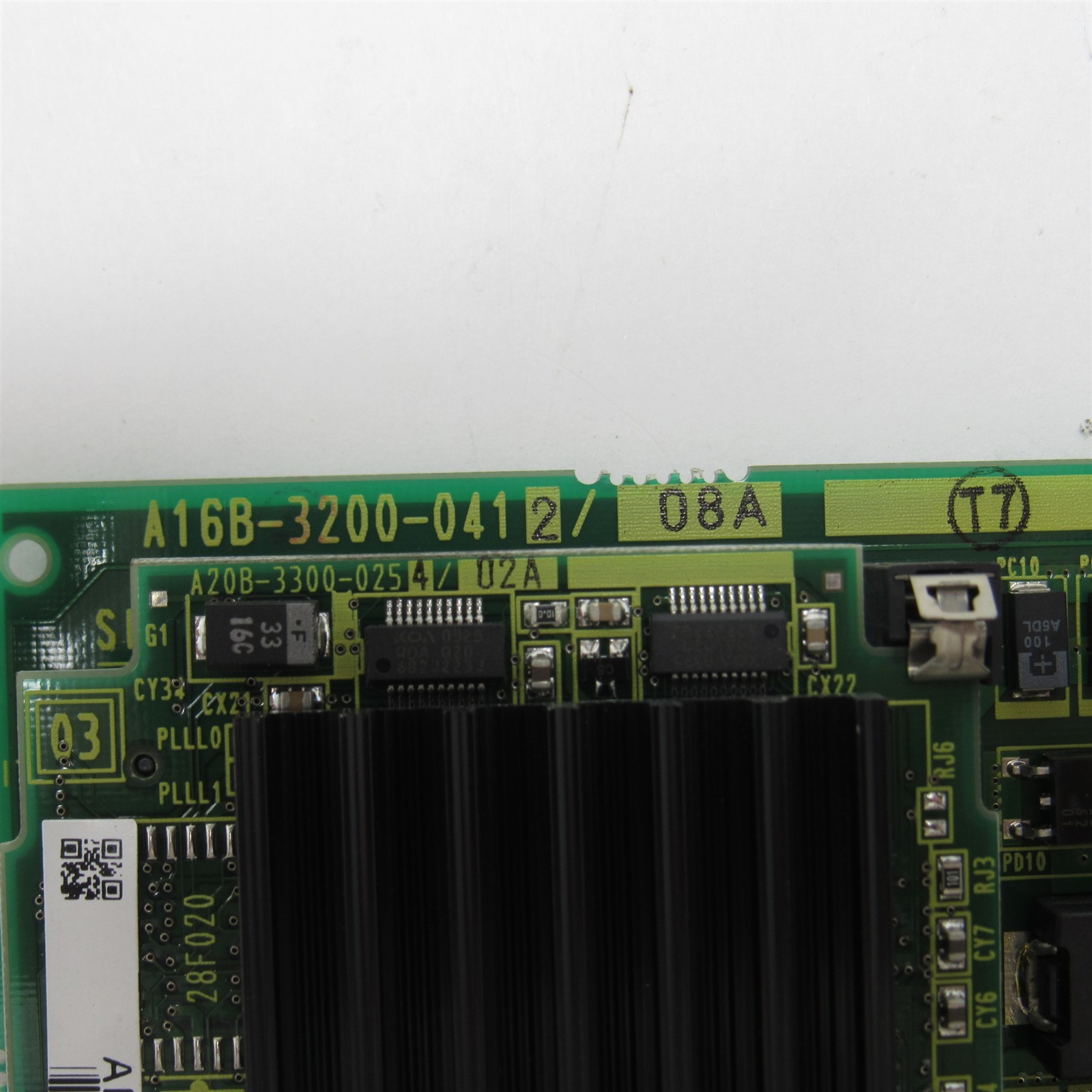 FANUC CONTROL MODULE CPU CARD A16B-3200-0412/08A w/ DAUGHTER BOARDS