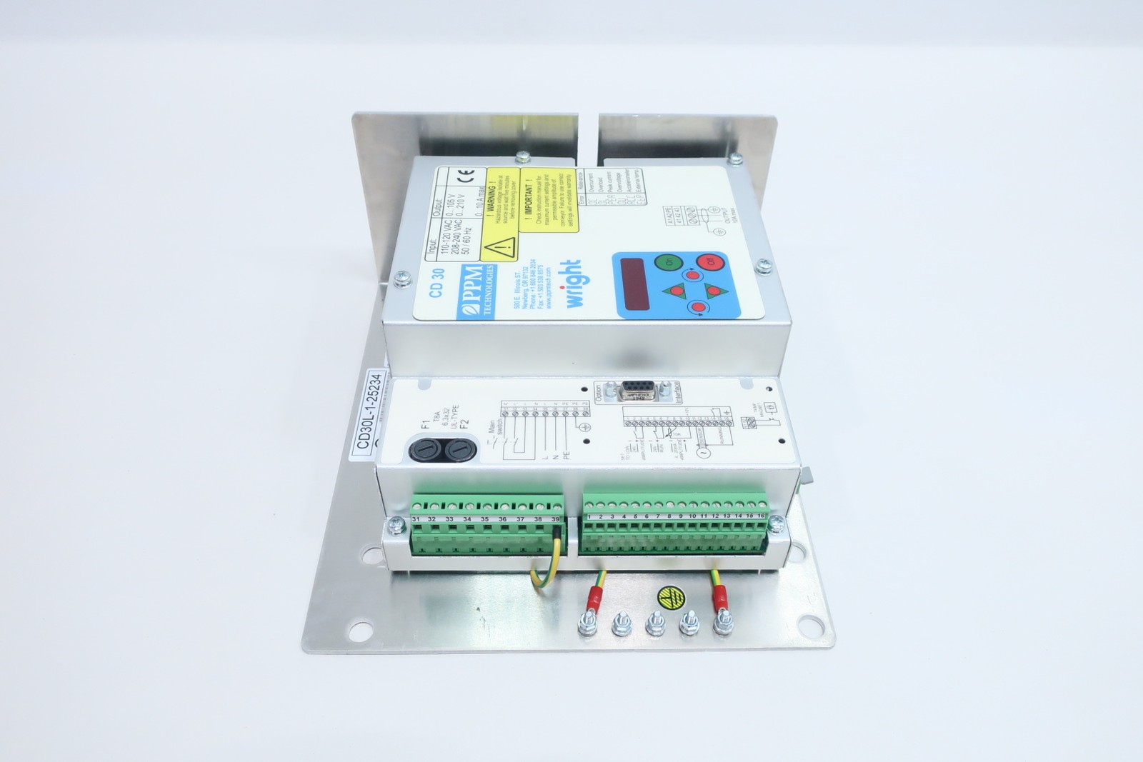 Ppm Technologies CD30L-1-25234 Controller Module 110-120/208-240vac 0-105/0-210v