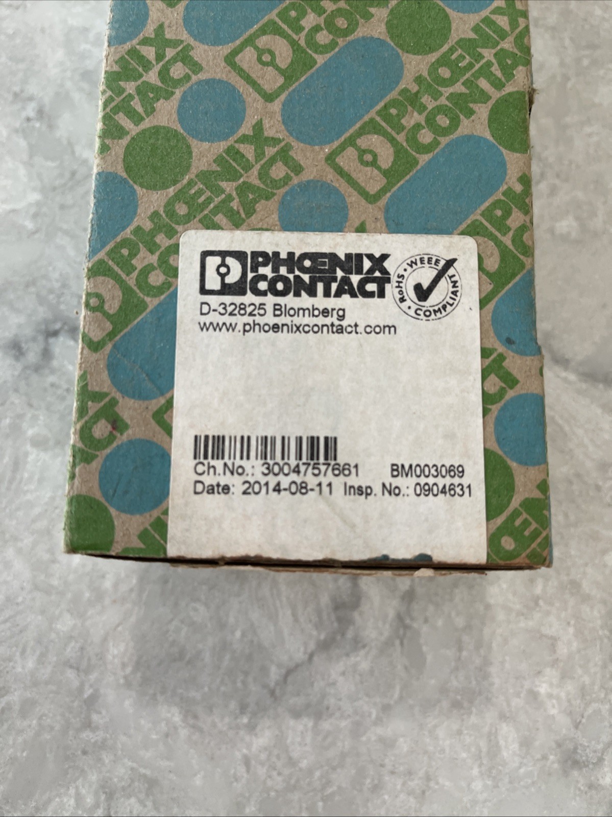 50Pcs/Box New For Terminal fixture Phoenix Contact E/NS 35 N 0800886 E/NS35N #G