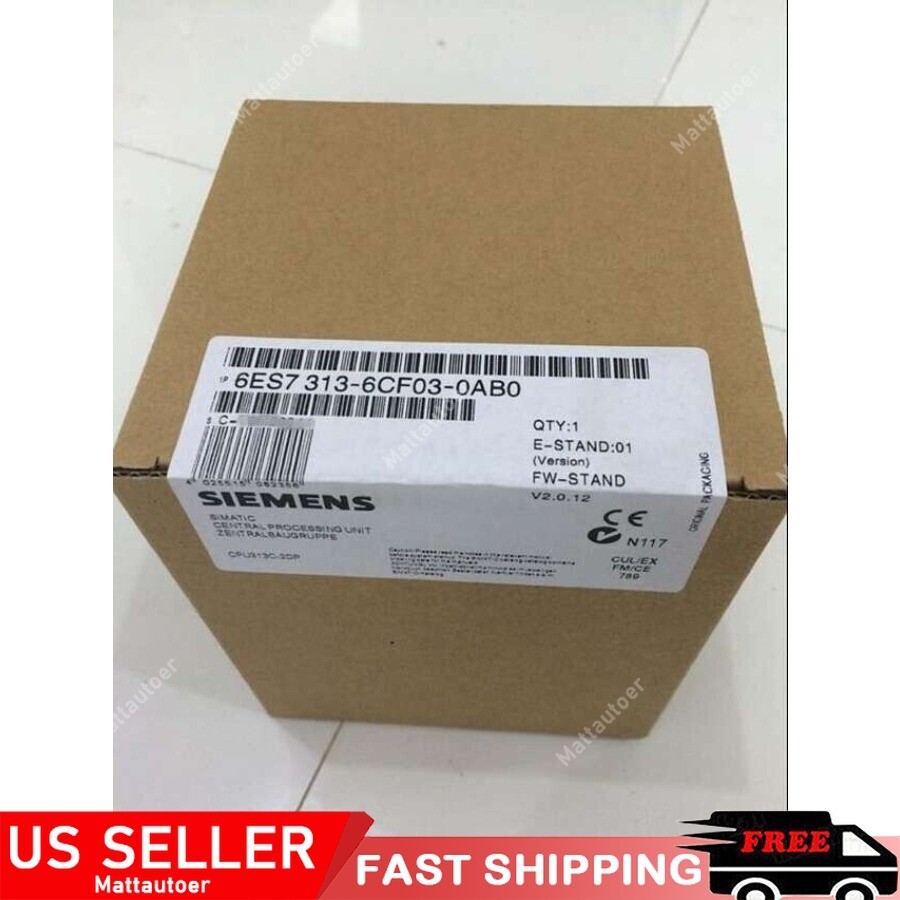 New Siemens 6ES7313-6CF03-0AB0 6ES7 313-6CF03-0AB0 Simatic S7-300 CPU313C-2 DP