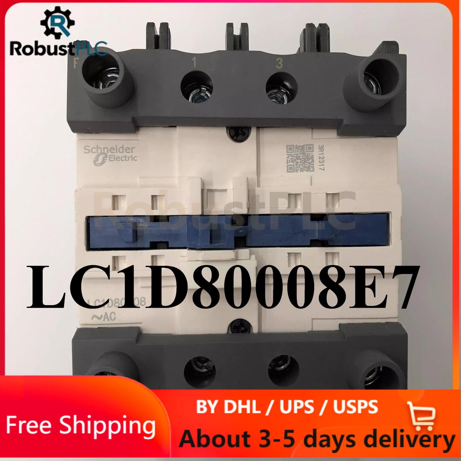 for LC1D80008E7C AC48V 2-open, 2-closed 4-pole AC contactor US Free TAX