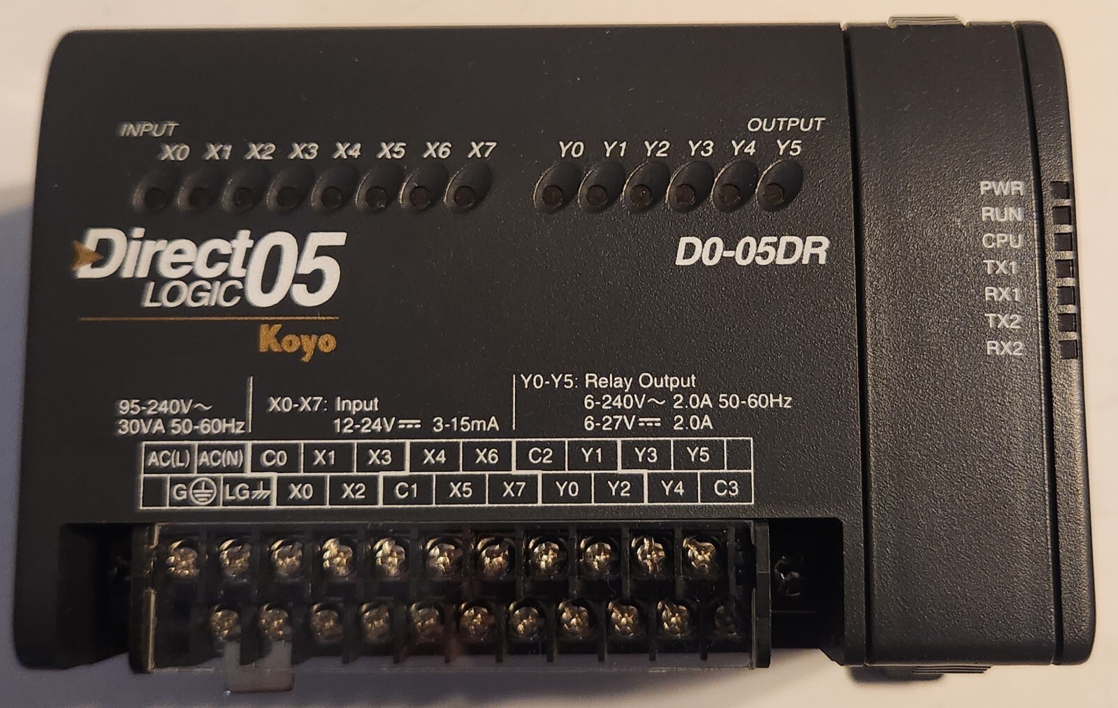AutomationDirect D0-05DR (D005DR) PLC – NEW OPEN BOX
