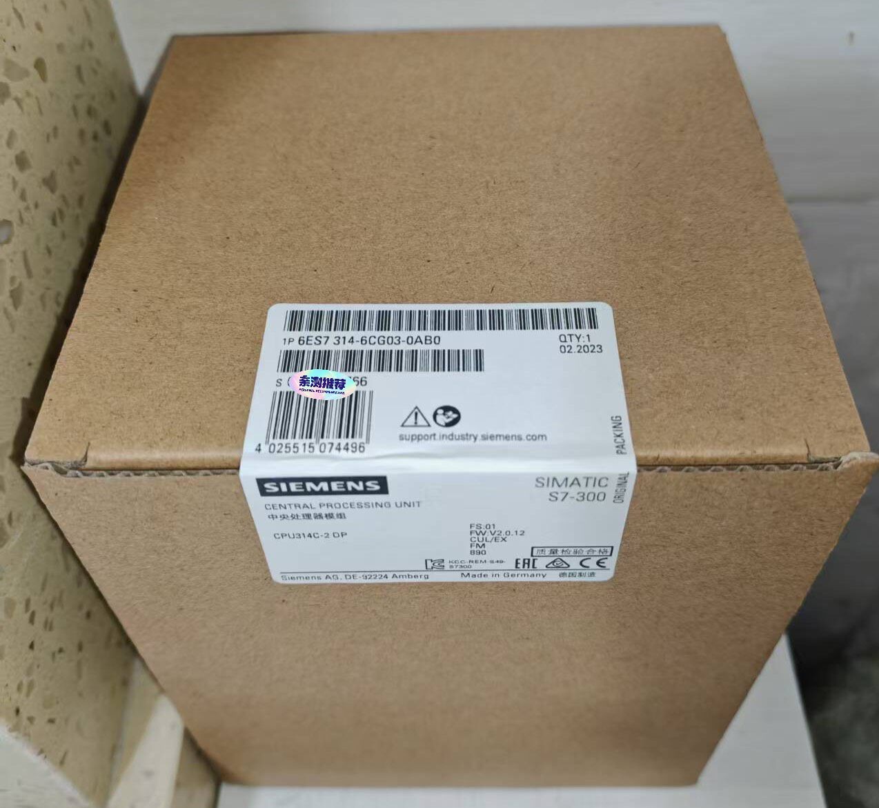 Siemens 6ES7314-6CG03-0AB0 Simatic S7-300 CPU 314C-2 UPS
