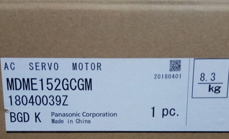 Panasonic MDME152GCGM AC Servo Motor 1PC New Expedited Shipping