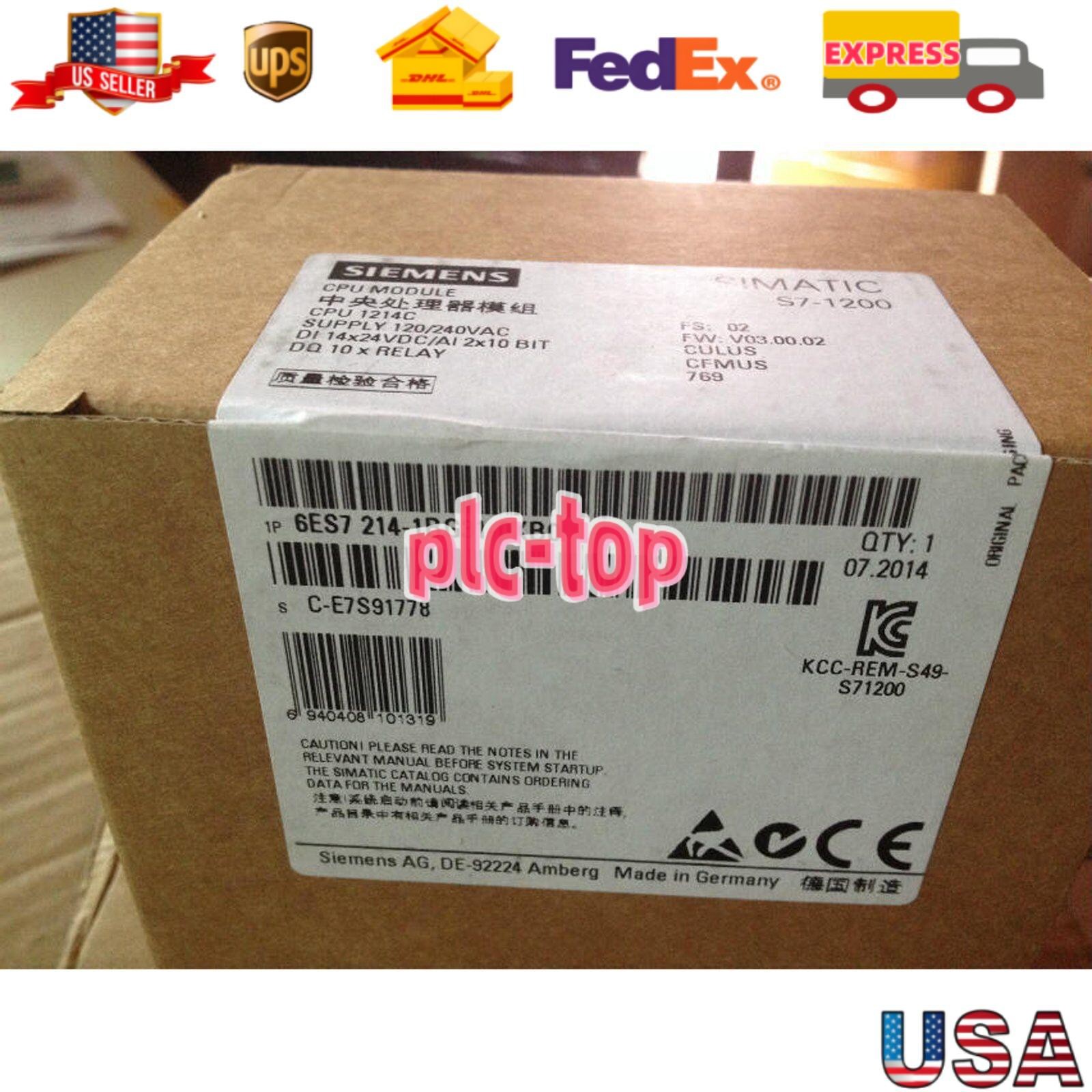 New Siemens SIPLUS S7-1200 CPU 1214c 6ES7214-1BG31-0XB0 6ES72141BG310XB0