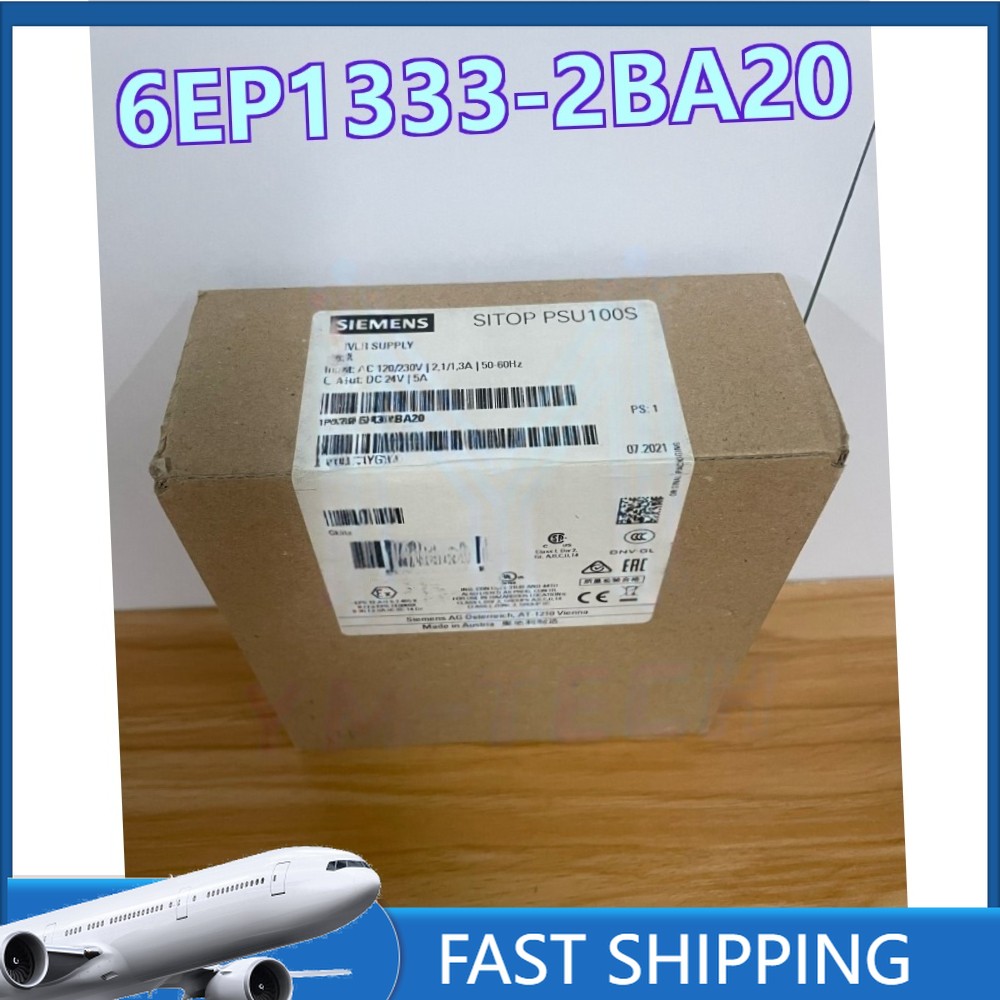 6EP1333-2BA20 1PCS NEW Siemens SITOP PSU100S Stabilized Power Supply