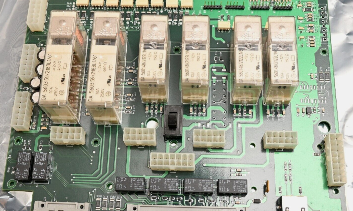 CRS Robotics Controller Main PCB Black Board EAR024-050-00 Rev B Relays PC/104