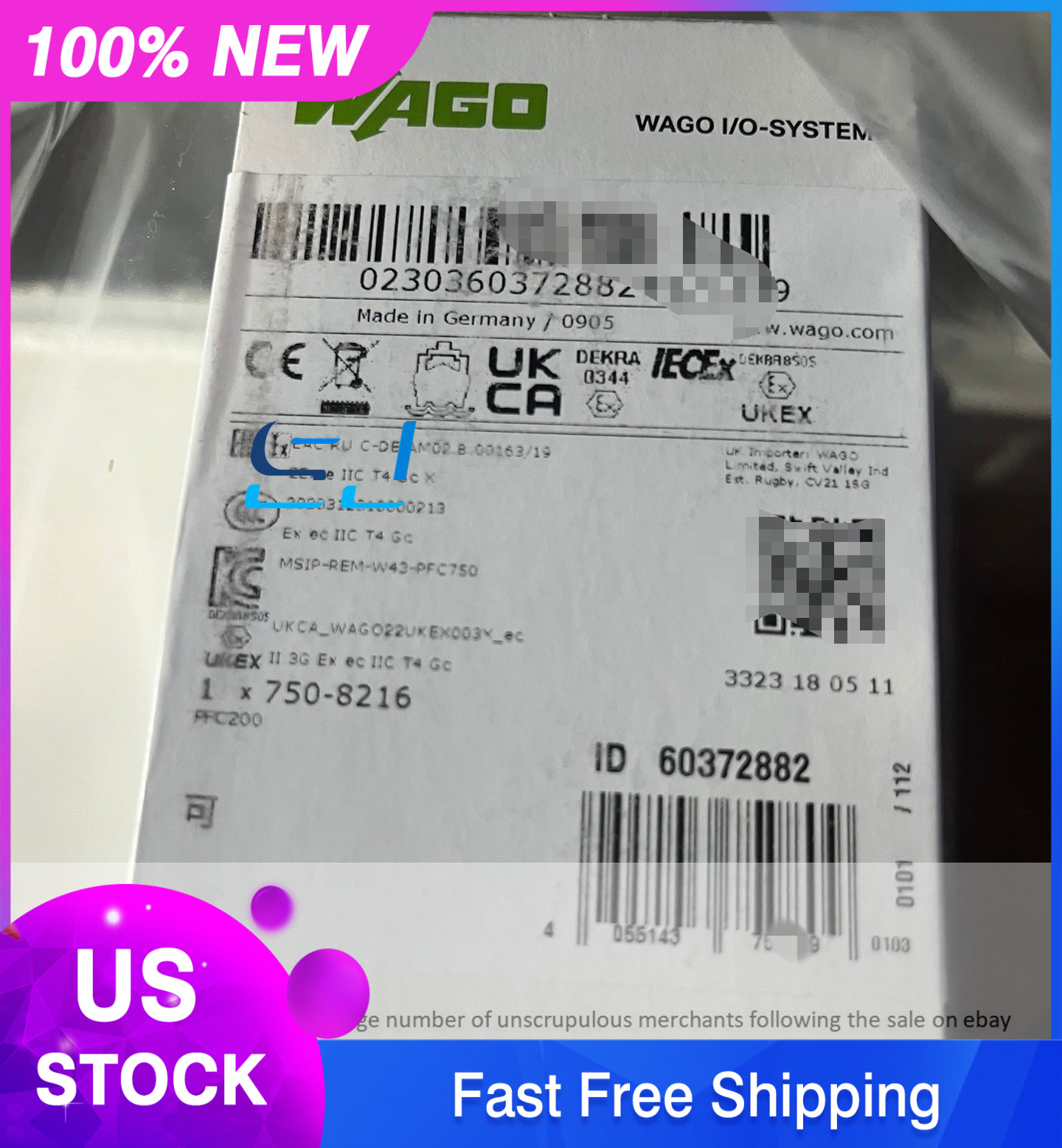 1PC Brand new WAGO 750-8216 Control Processor CPU Module 750-8216
