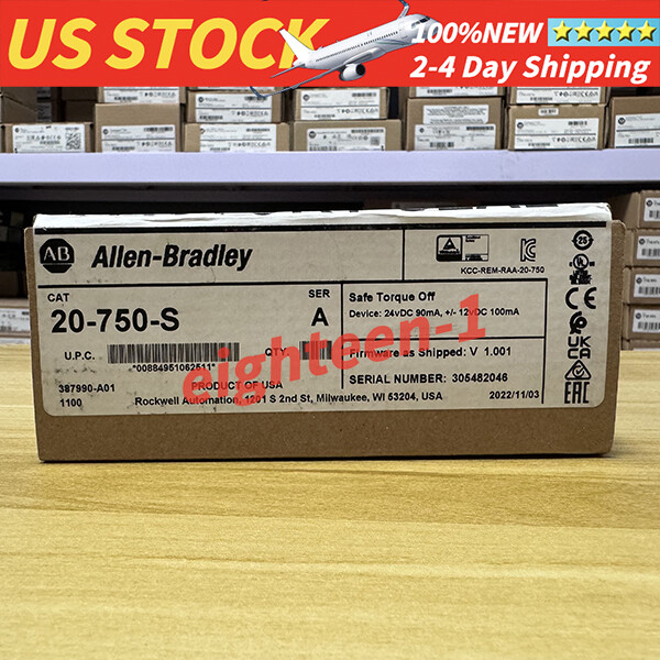 Allen-Bradley 20-750-S /A 750 Safe Torque Off Module New Sealed Free Shipping