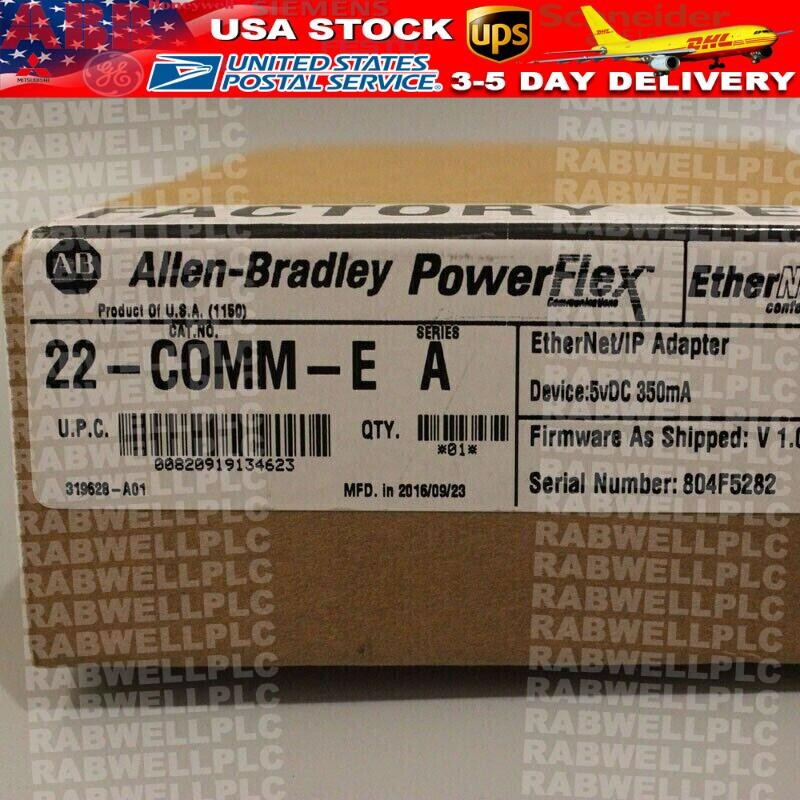 Allen-Bradley 22-COMM-E SER A PowerFlex Ethernet/IP Comm Adapter AB US Free Tax