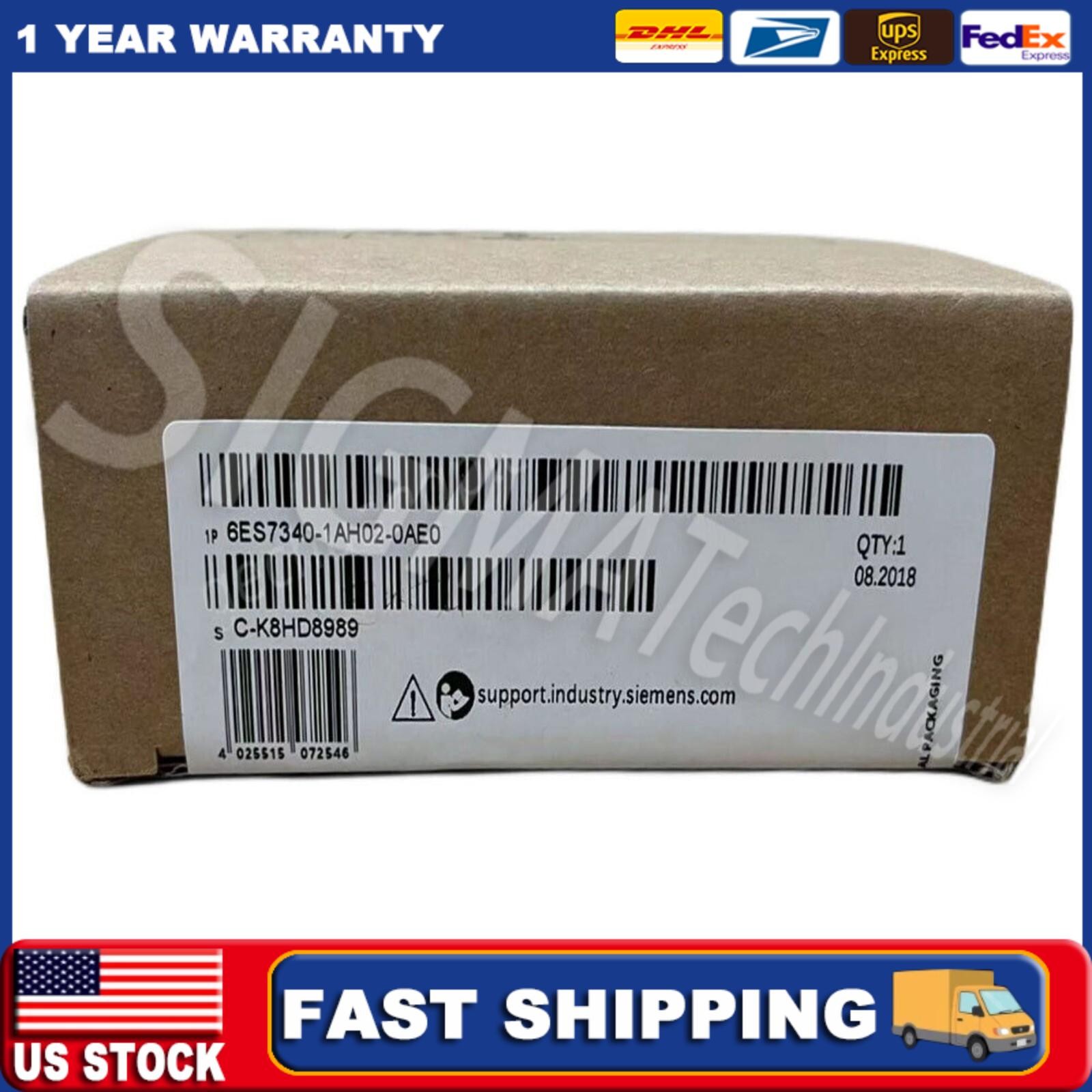 New Siemens 6ES7340-1AH02-0AE0 6ES73401AH020AE0 SIMATIC S7-300, CP 340