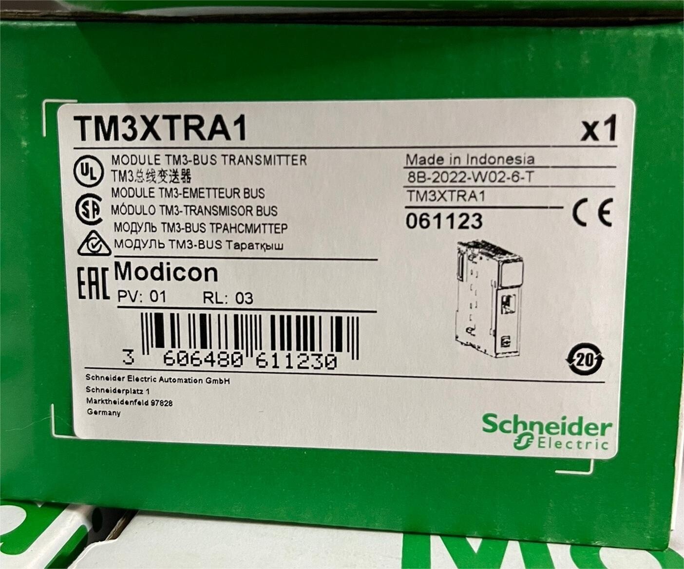 One New SCHNEIDER TM3XTRA1 PLC Module Expedited Shipping