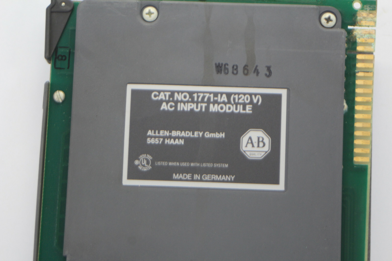 Allen-Bradley 1771-ASB/D Remote Input/Output Adapter Module 1771-asb Rev D Used