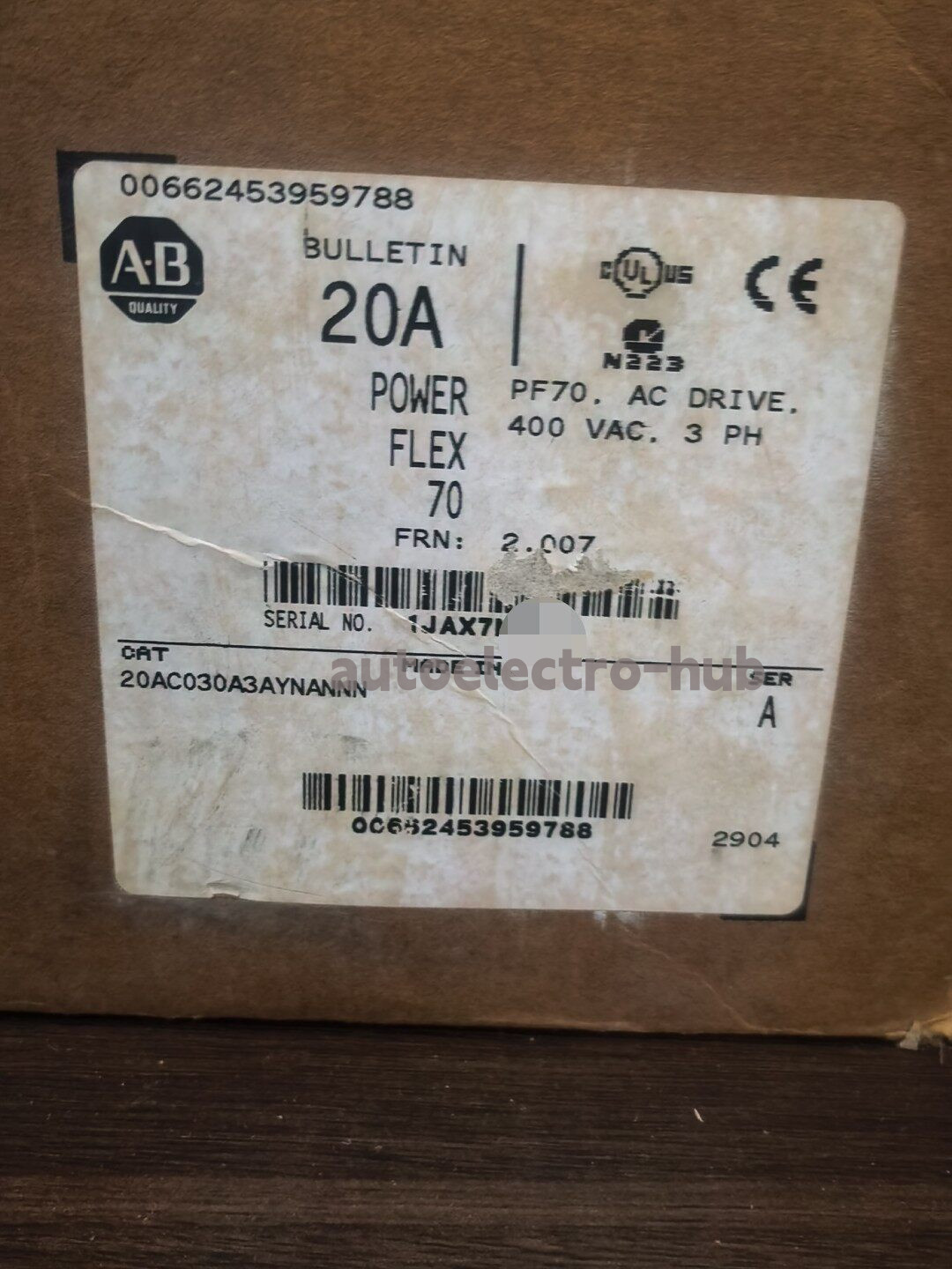 1PCS 20AC030A3AYNANNN Module 400VAC 3-phase input New via DHL or Fede