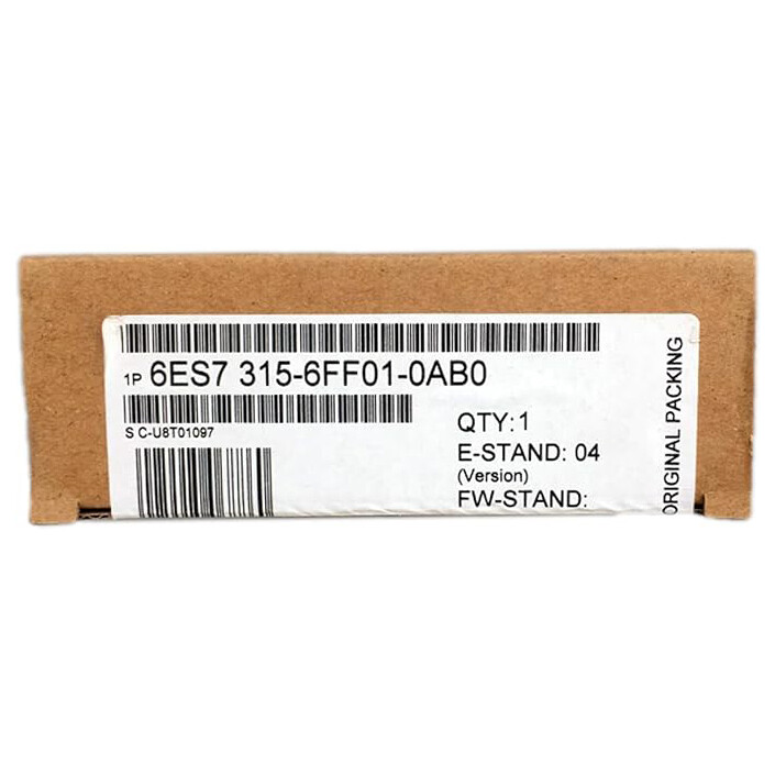 6ES7315-6FF01-0AB0 New Siemens 6ES7 315-6FF01-0AB0 Module PLC