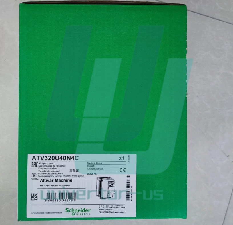 Schneider ATV320U40N4C Brand New Variable Frequency Drive in Original Box