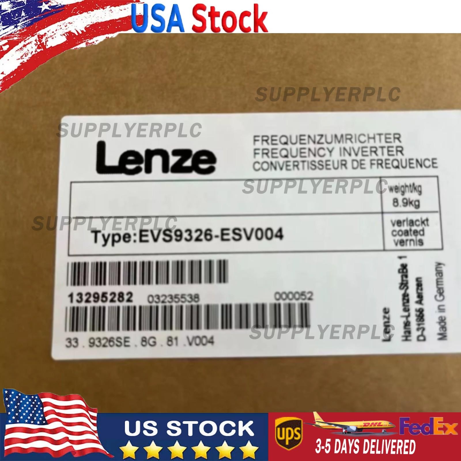 EVS9326-ESV004 NEW LENZE SERVO DRIVE EVS9326ESV004 With Safety Relay Terminals