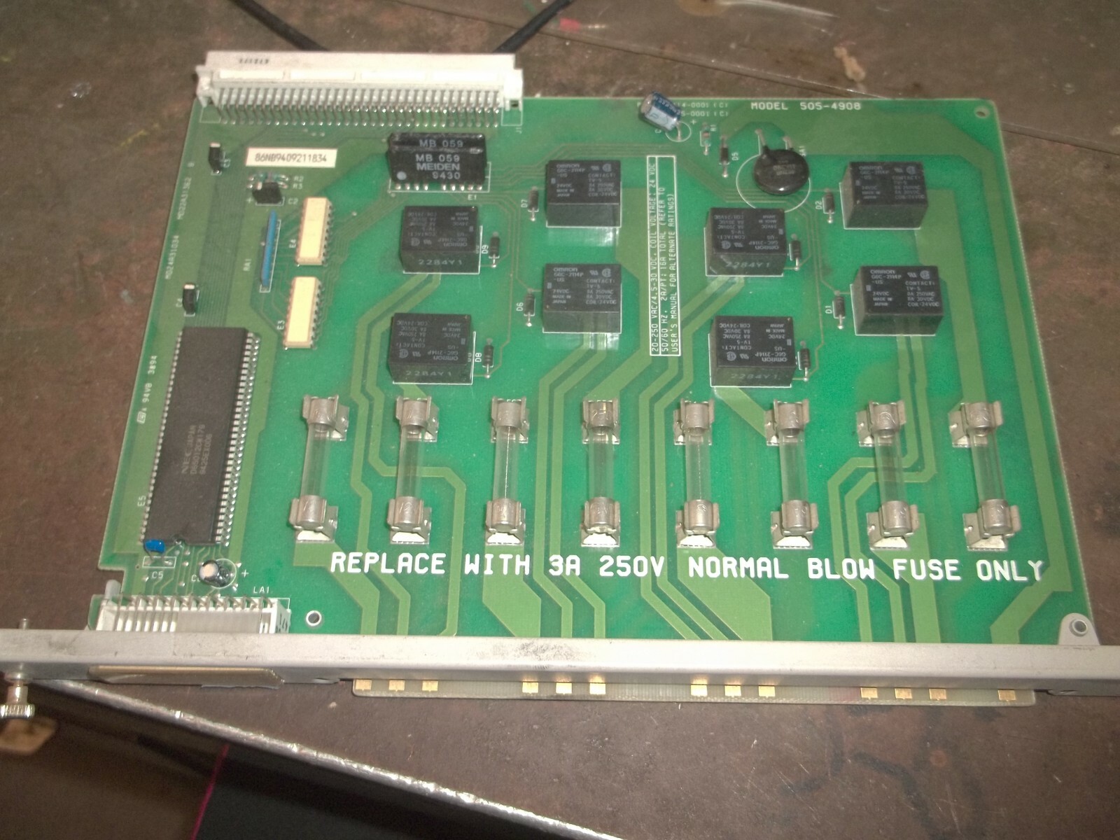 FRESH TAKEOUT SIEMENS TI RELAY OUTPUT MODULE 505-4908 (WL126)