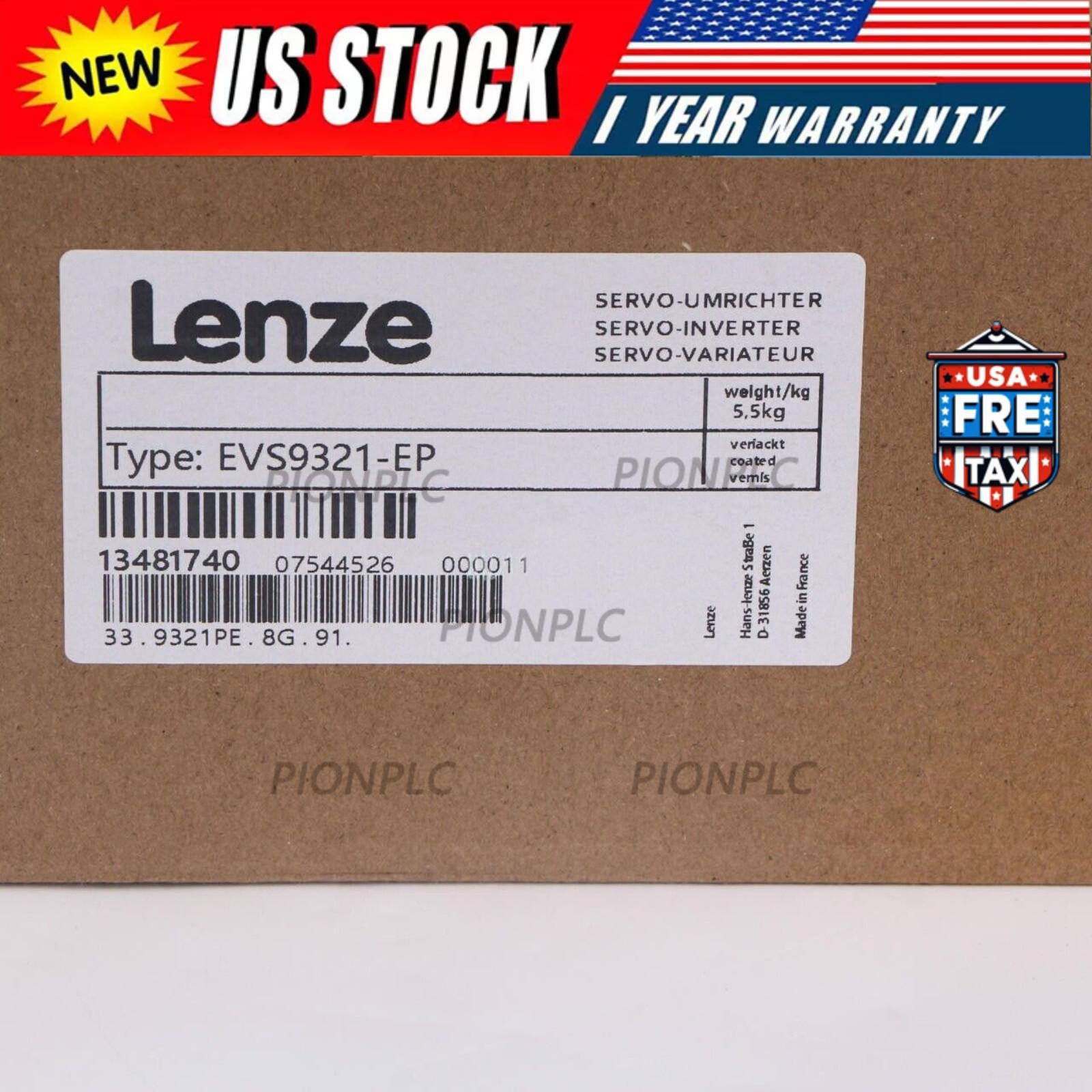 EVS9321-EP NEW LENZE Servo Inverter EVS9321-EP