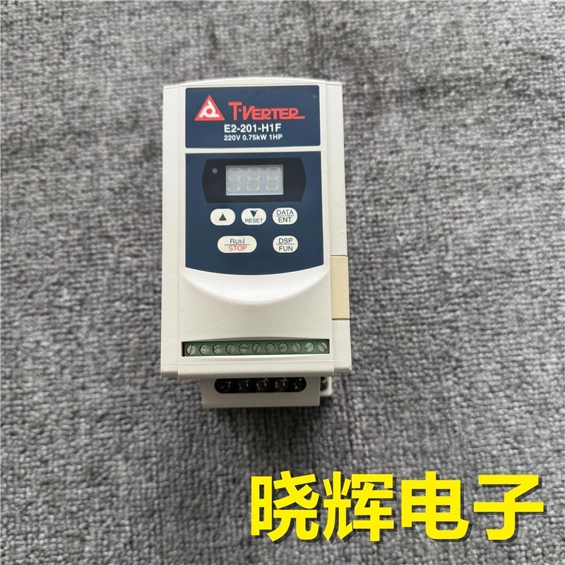 1Pcs Used TECO inverter E2-201-H1F 0.75KW 220V