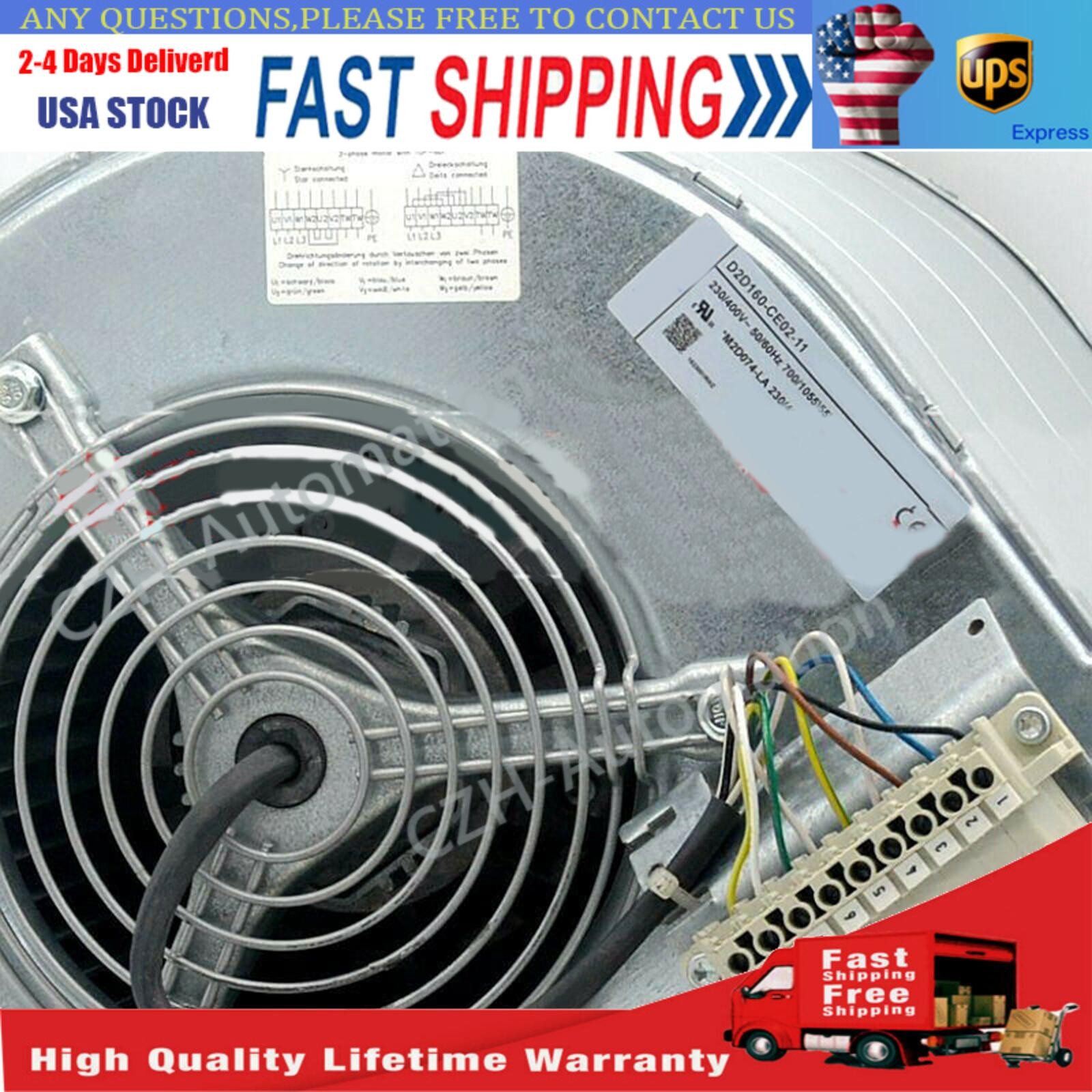 1pc New Siemens Inverter Fan D2D160-CE02-11 230/400V 700W Fast Shipping