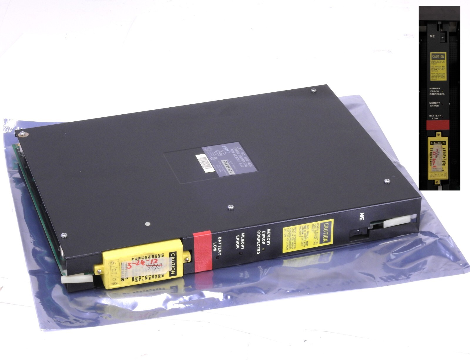 Allen-Bradley 1775-MEA B 64K Error Correcting Ram Memory Module PLC-3 Working