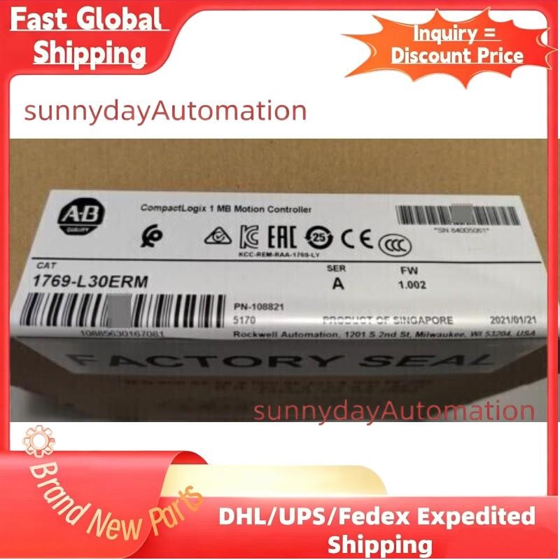 NEW Factory Sealed AB 1769-L30ERM CompactLogix 1 MB Motion Controller 1769L30ERM