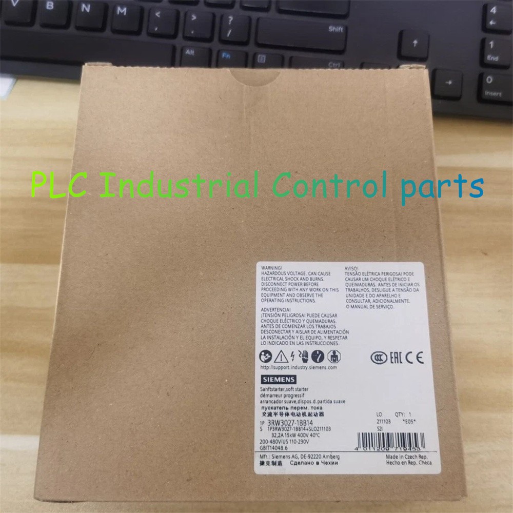 One New Siemens 3RW3027-1BB14 3RW30271BB14 In Box Expedited Shipping