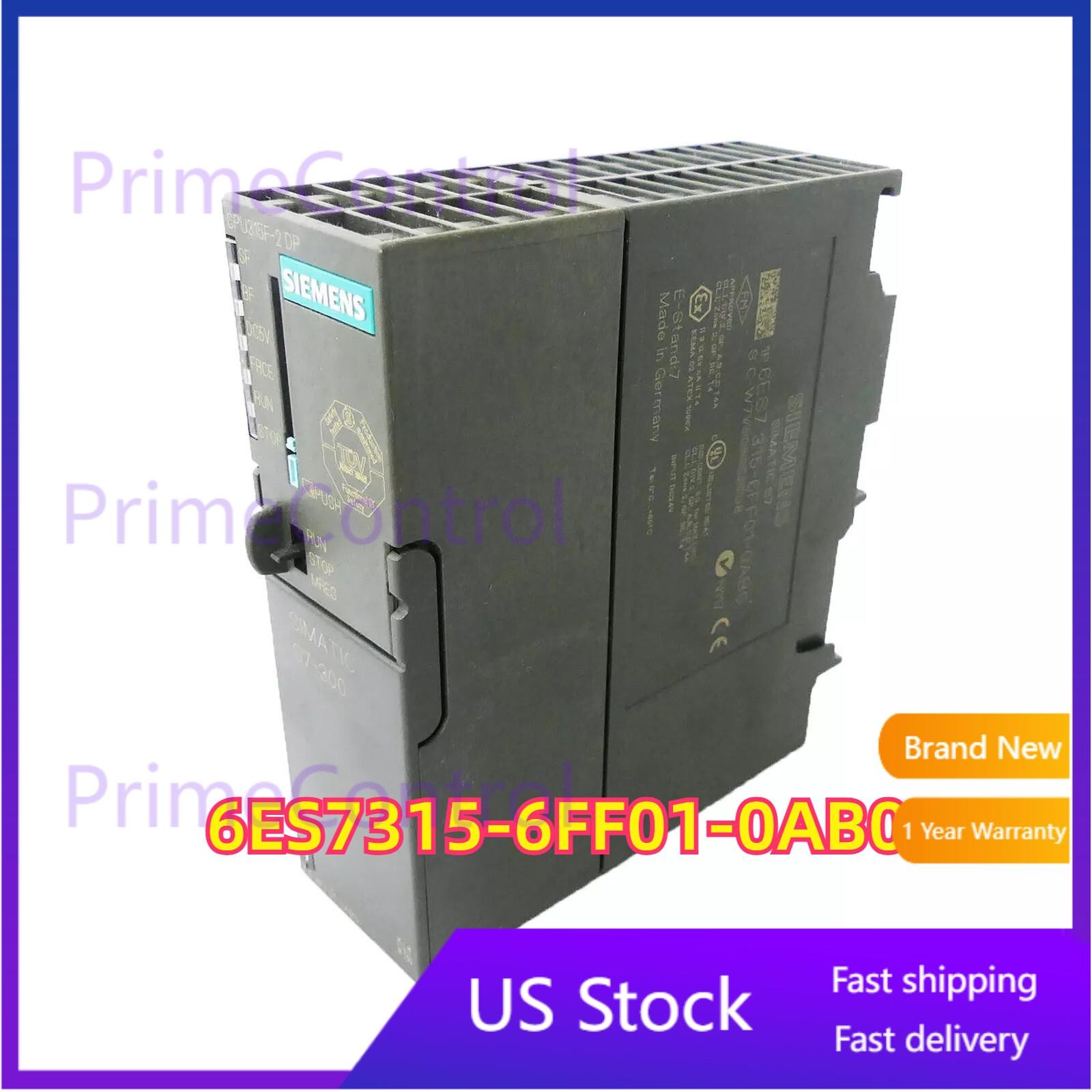 New Siemens 6ES7 315-6FF01-0AB0 6ES7315-6FF01-0AB0 SIMATIC S7-300 CPU 315F