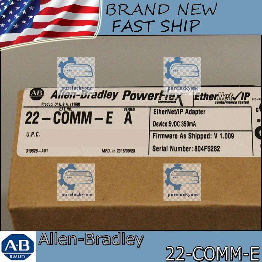 22-COMM-E AB PowerFlex Ethernet/IP Comm Adapter 2022 New Factory Sealed 22COMME