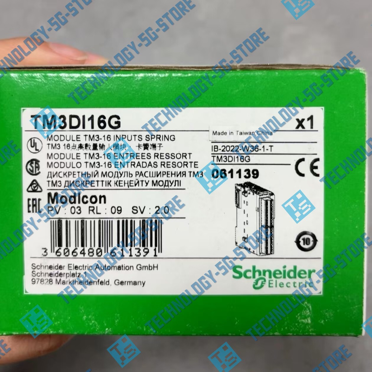 New Schneider TM3DI16G programmable controller
