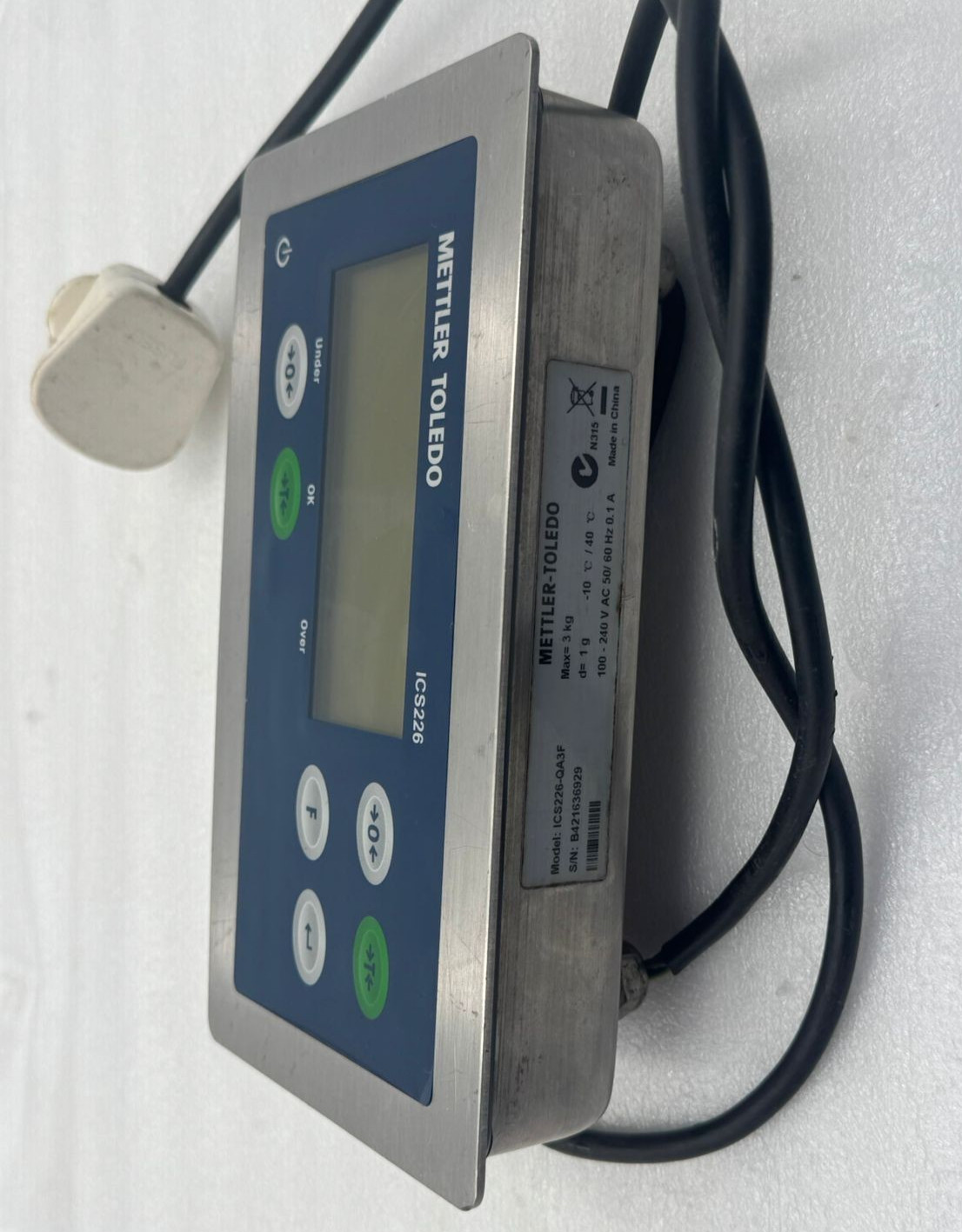 METTLER TOLEDO ICS226-QA3F Stainless