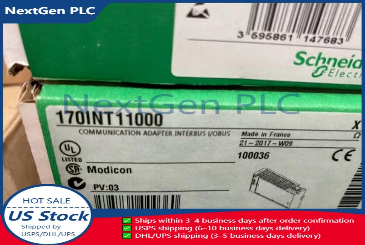 New In Box SCHNEIDER 170INT11000 Interbus Communication Adaptor