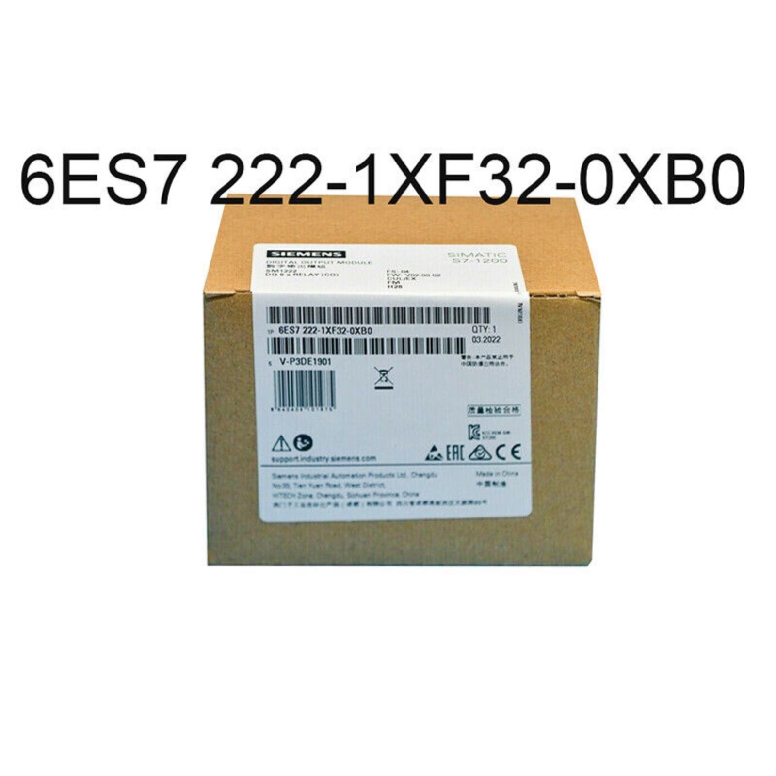 New Siemens S7-1200 Digital output SM1222 6ES7222-1XF32-0XB0 6ES7 222-1XF32-0XB0