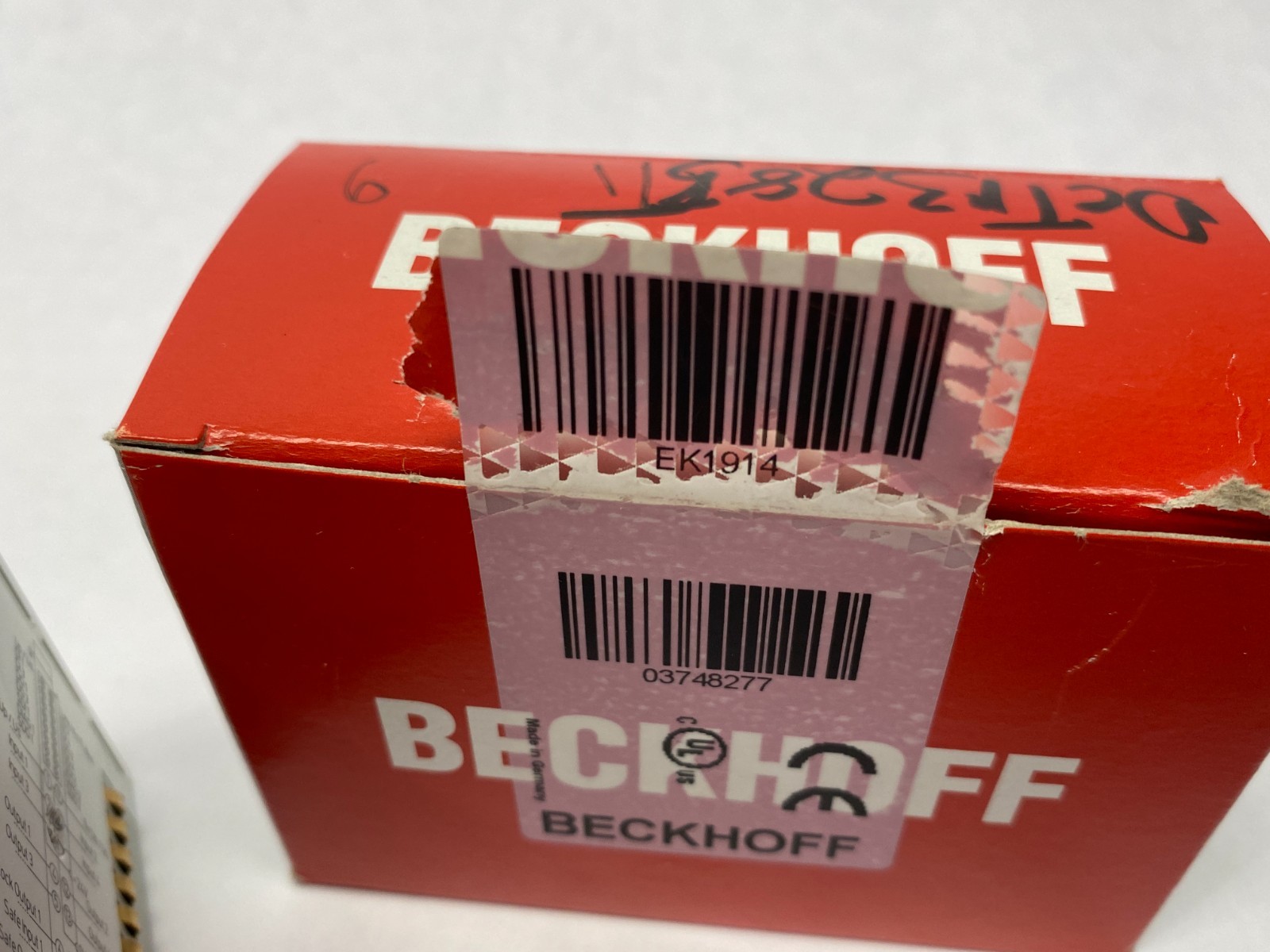 Beckhoff EK1914 EtherCAT Coupler w/ Integrated Digital Standard & Safety I/Os