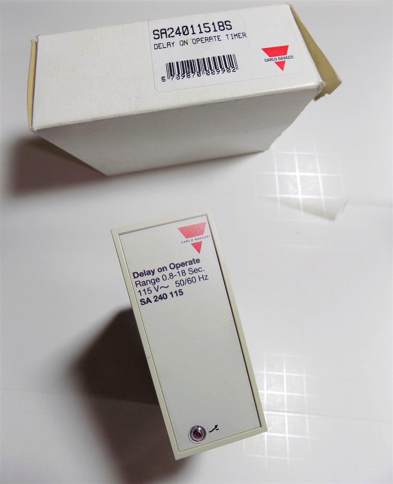 CARLO GAVAZZI SA24011518S Delay On Operate Timer Made DENMARK