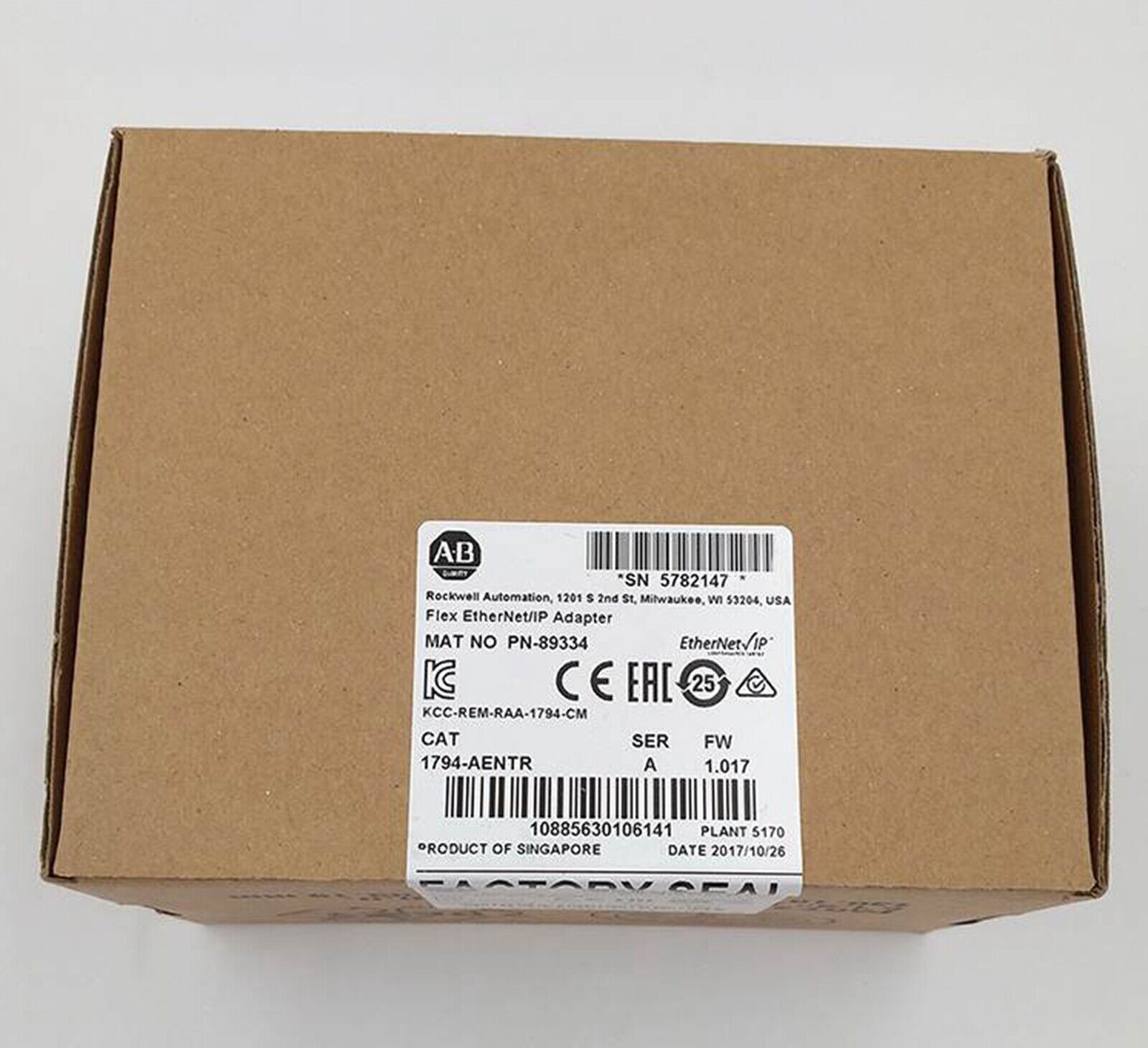 NEW Unopened 1794-AENTR 1794AENTR /A Flex EtherNet/IP Adapter Free Shipping US