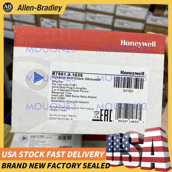 20PCS New Original HONEYWELL R7861A1026 Ultraviolet Flame Amplifier Free Ship