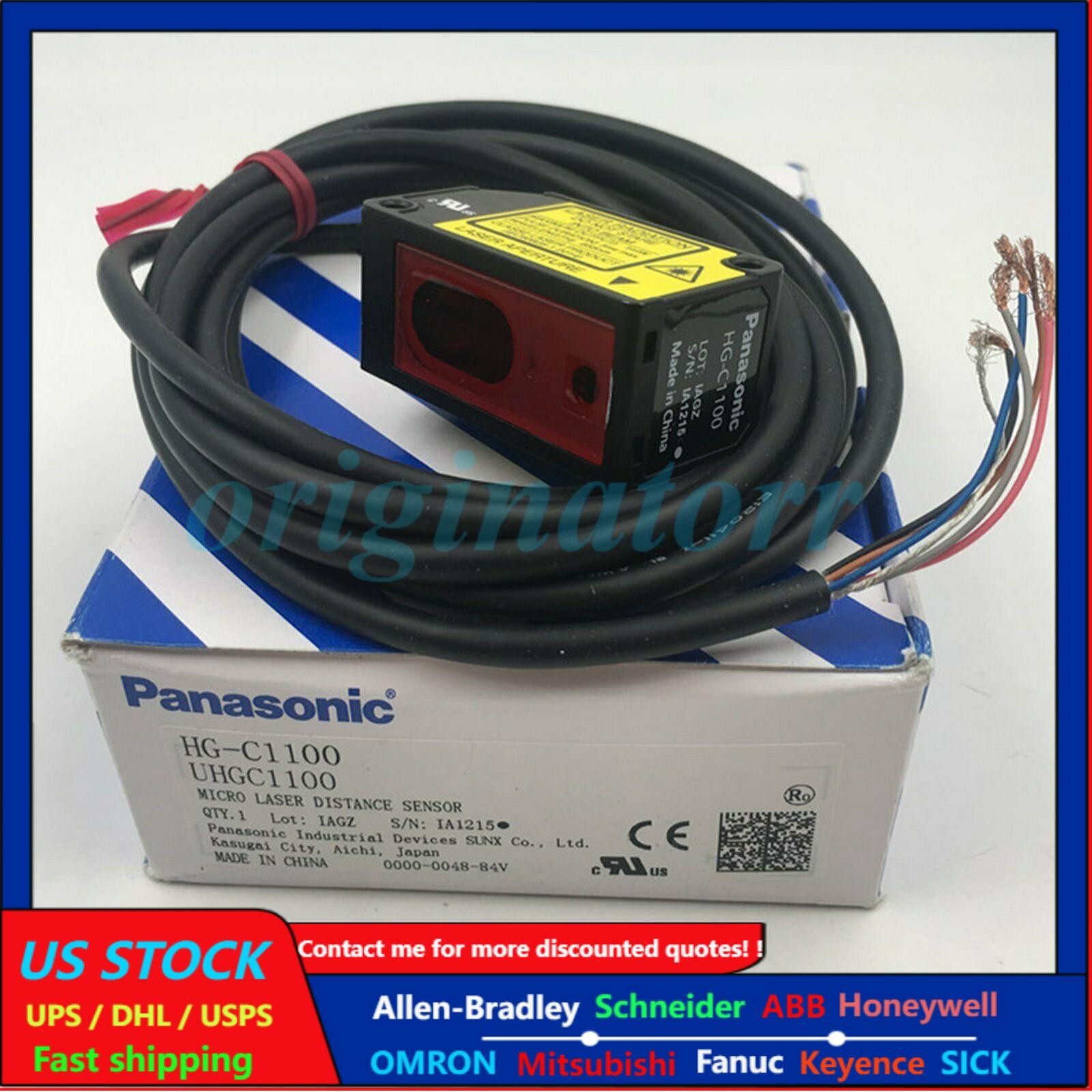 US Free TAX 1PC Panasonic Laser Displacement Sensor HG-C1100 New In Box